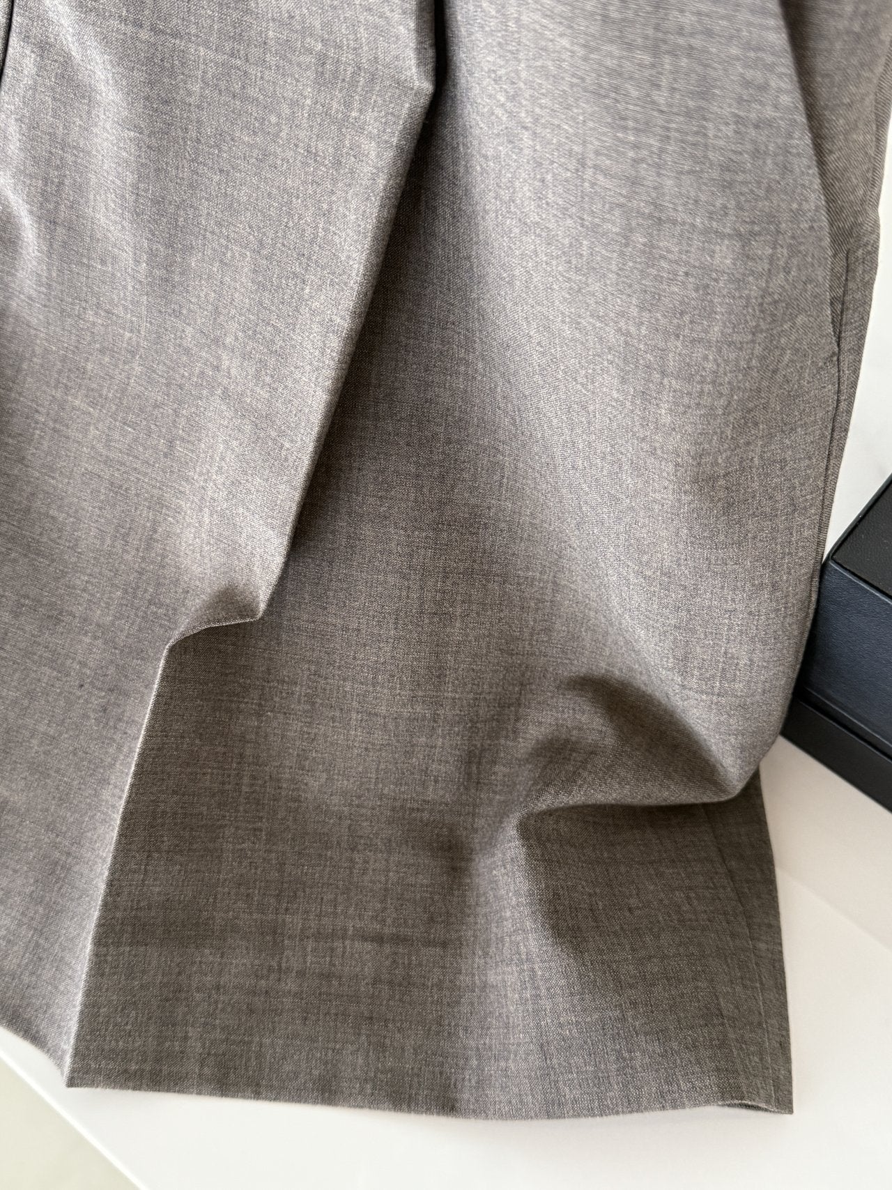 Summer Wool Tailored Suit Set - Smoky Brown