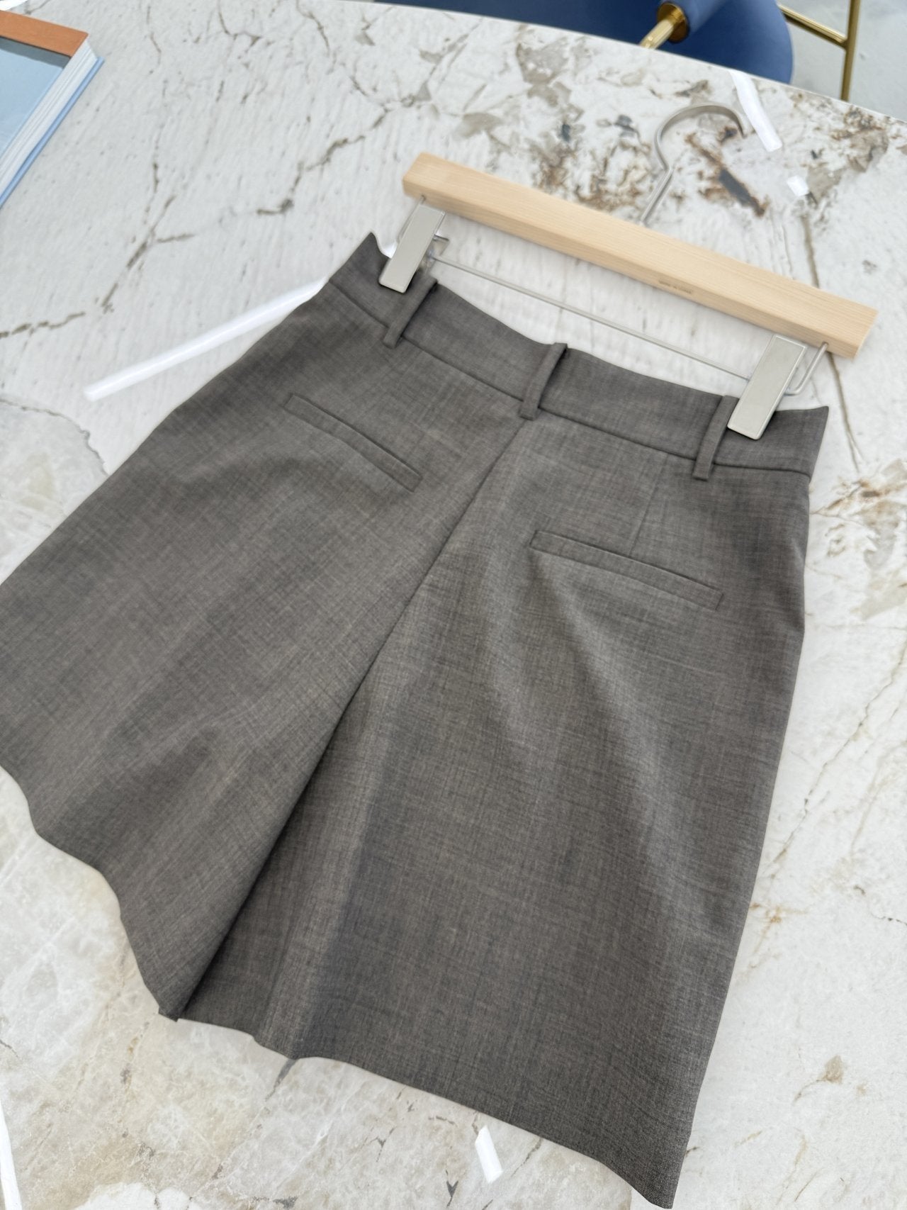 Summer Wool Tailored Suit Set - Smoky Brown