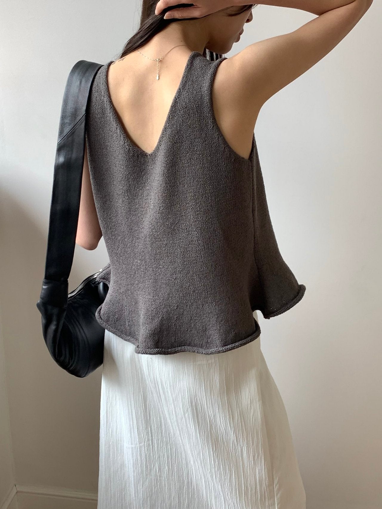 Rolling Flare Semi Knit