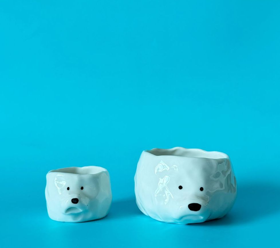 [Handmade Korean Ceramics] Animal Friends Yogurt Bowl