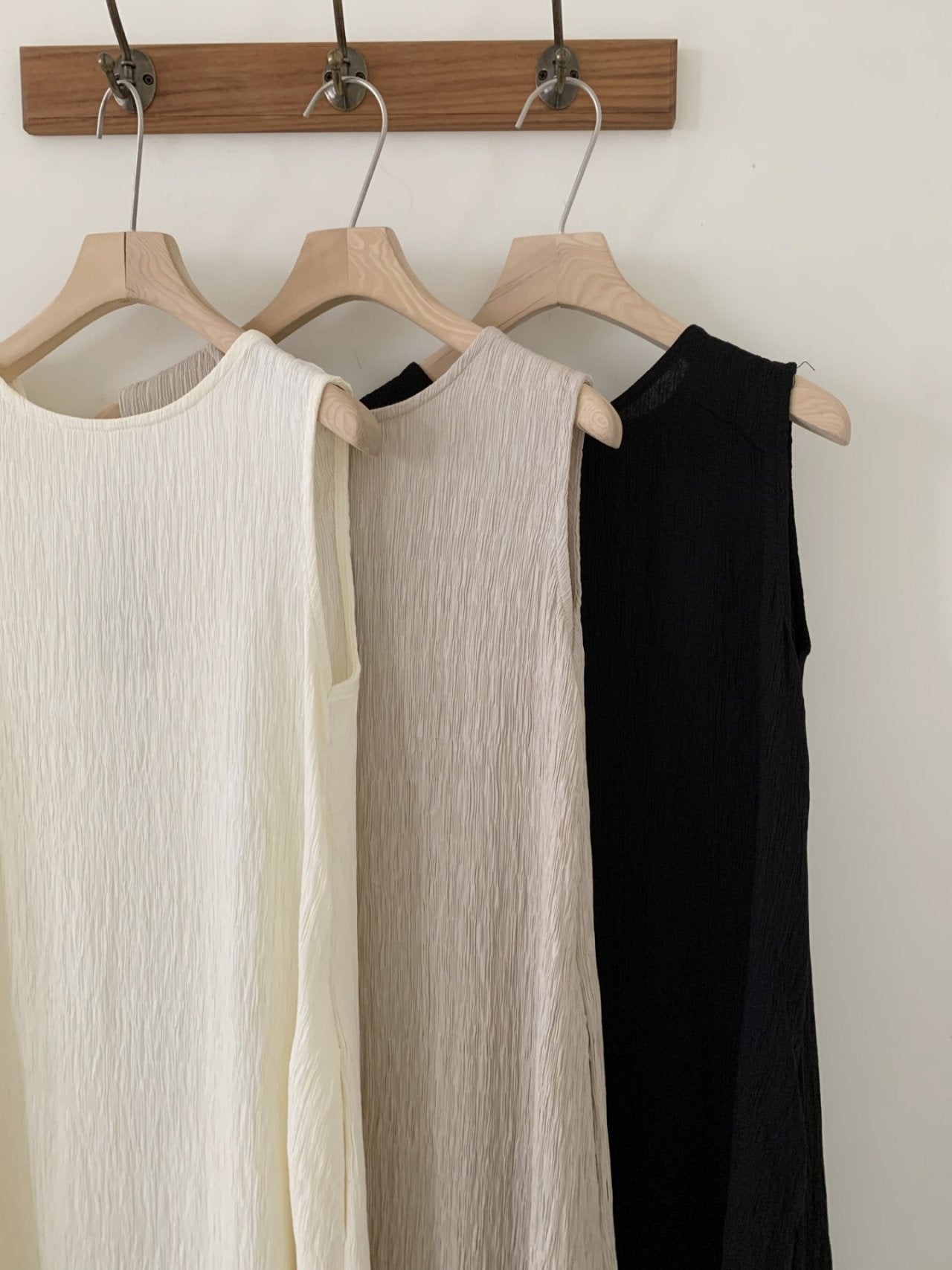 Refined Pleated Dress with Back Detail