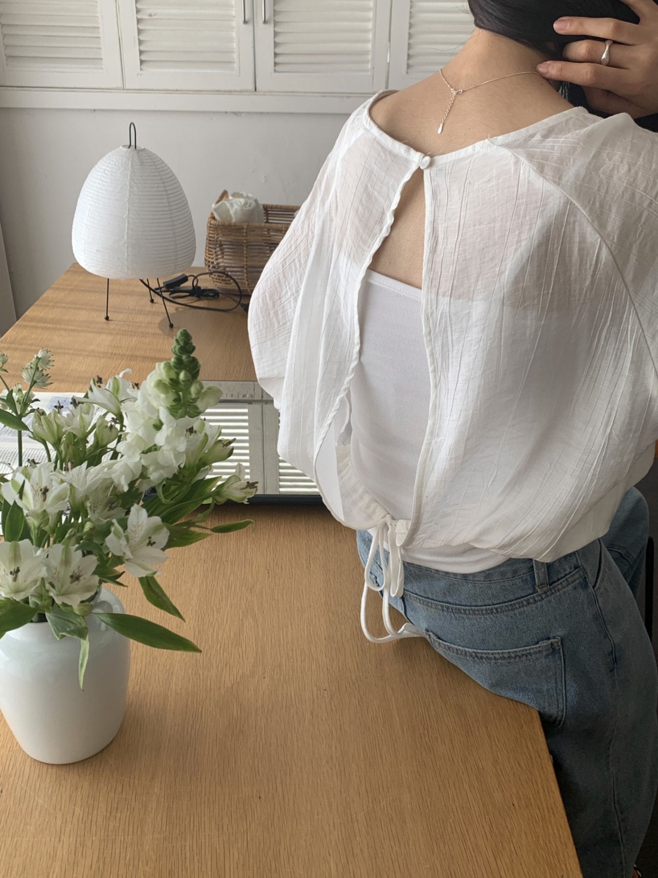 Two Way Back Slit Blouse