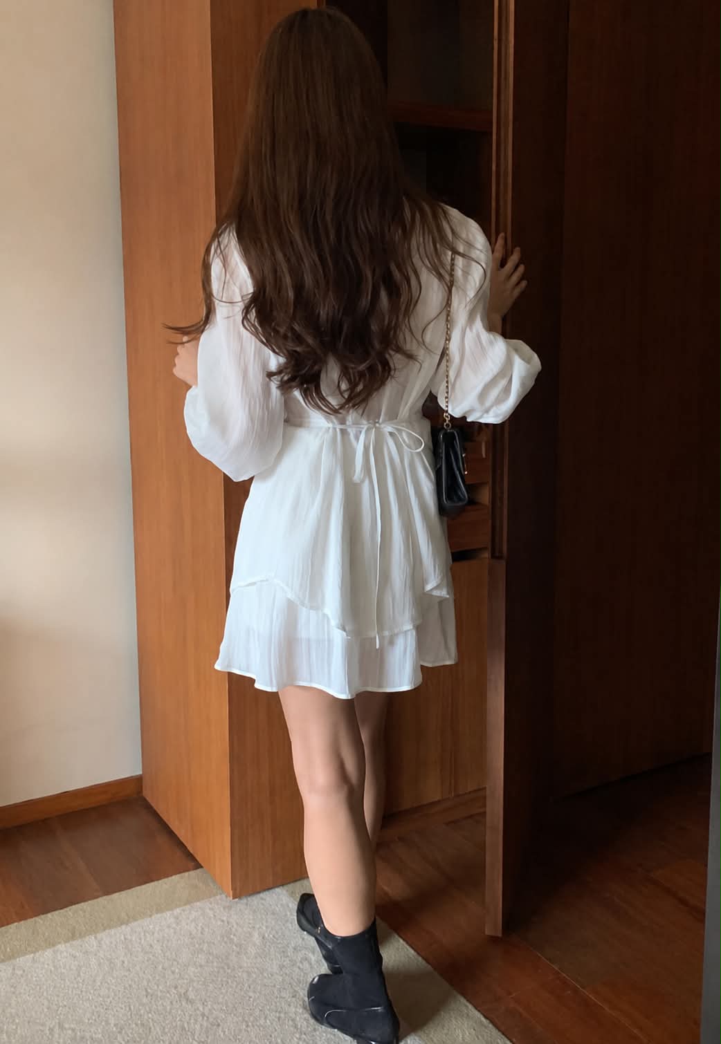 Lucent Slit Blouse & Banded Skirt Setup Set