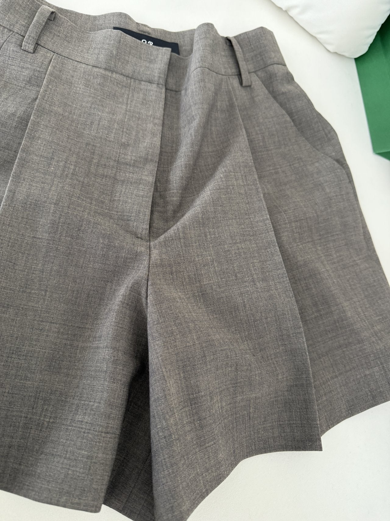 Summer Wool Tailored Suit Set - Smoky Brown