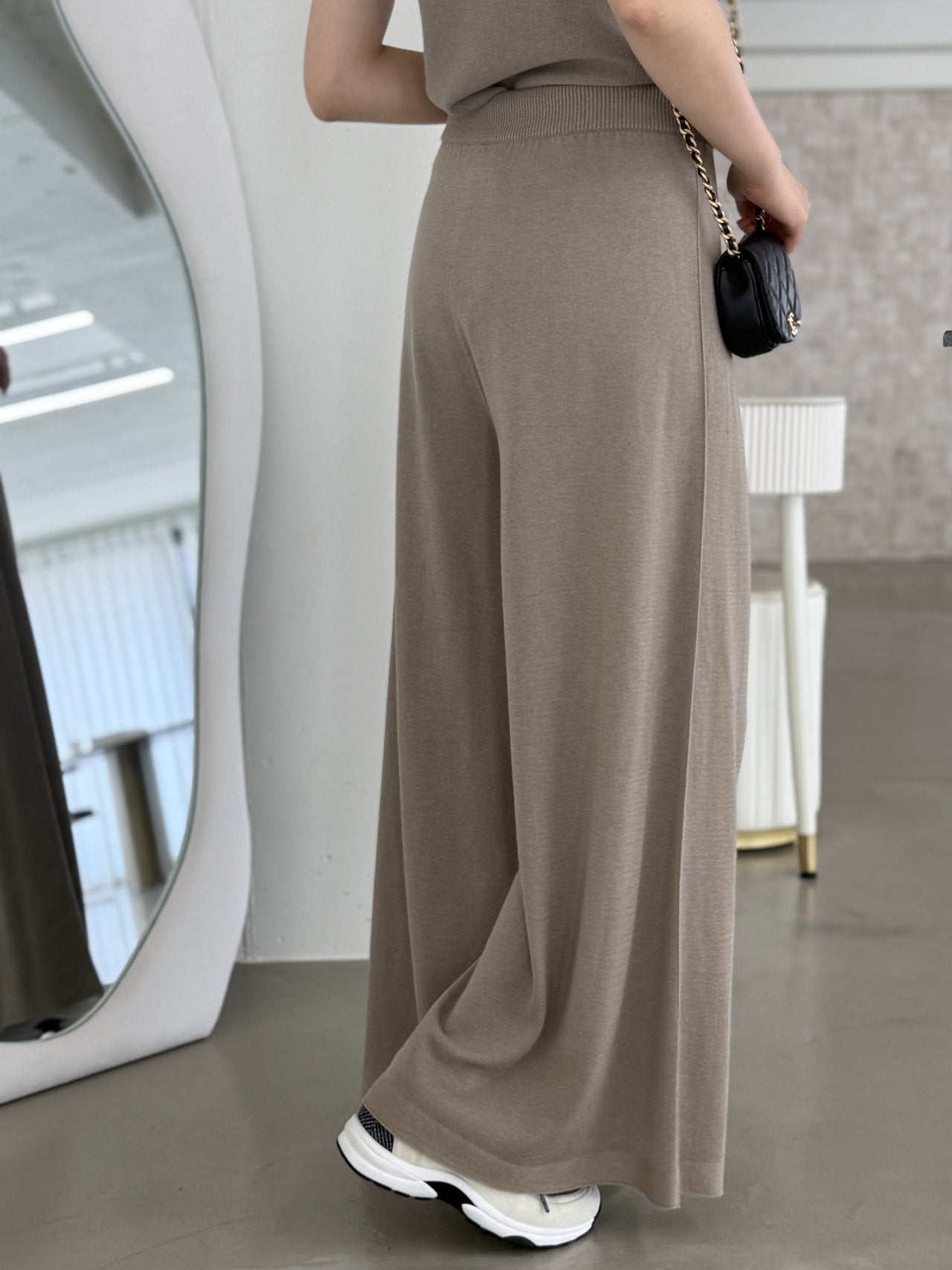 Premium Wool-Cotton Artisan Set-up - Mocha Mousse