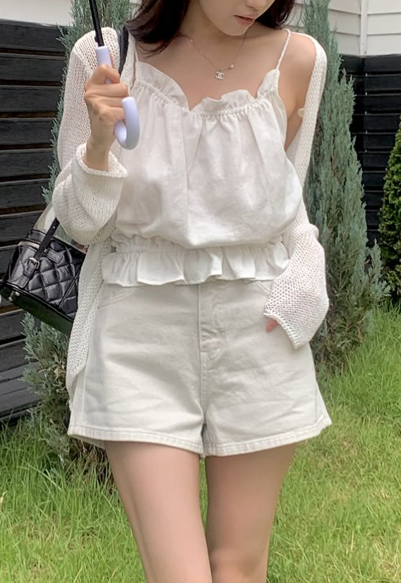 Soft Banding Linen Blend Tank Top