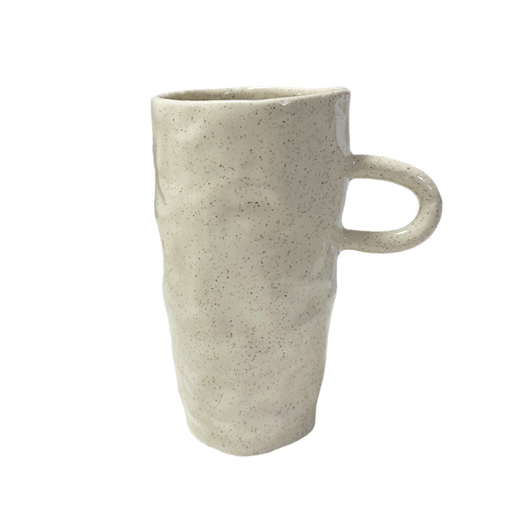 [Handmade Korean Ceramics] Wave Mug Oatmeal