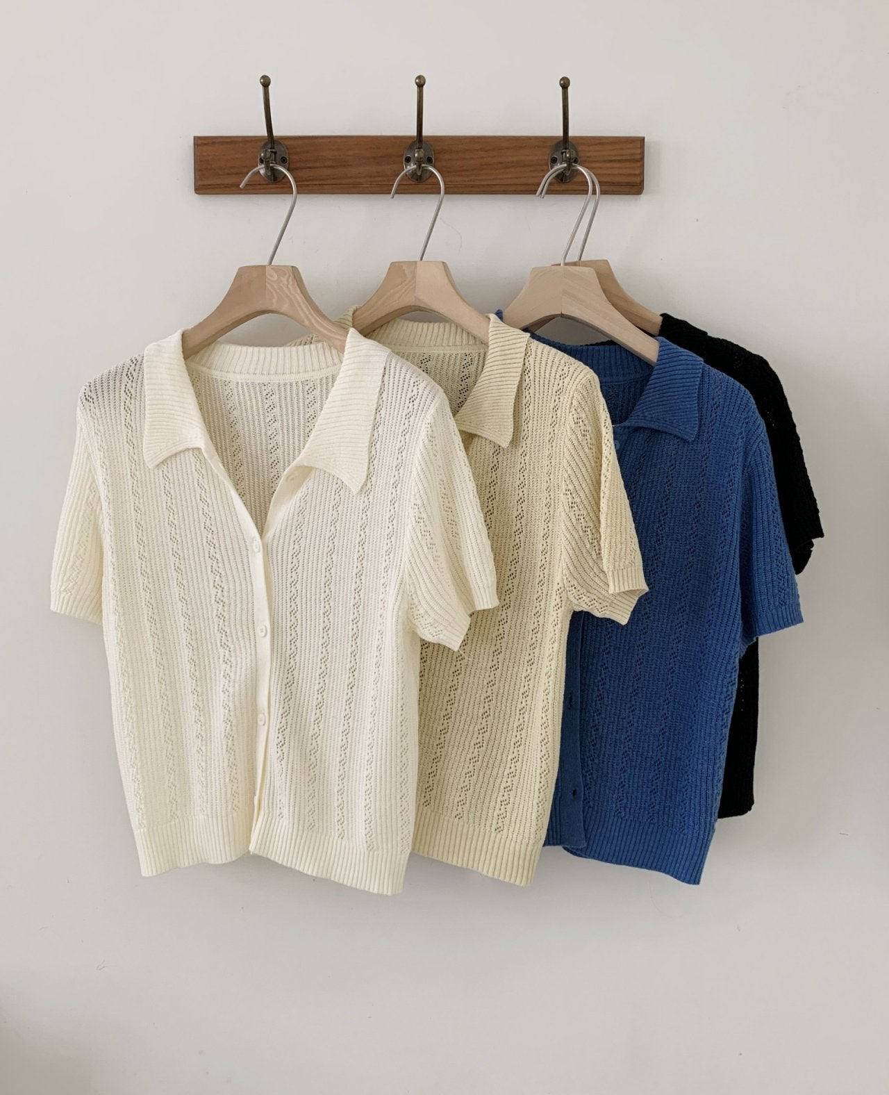 Summer Eyelet Knit Cardigan