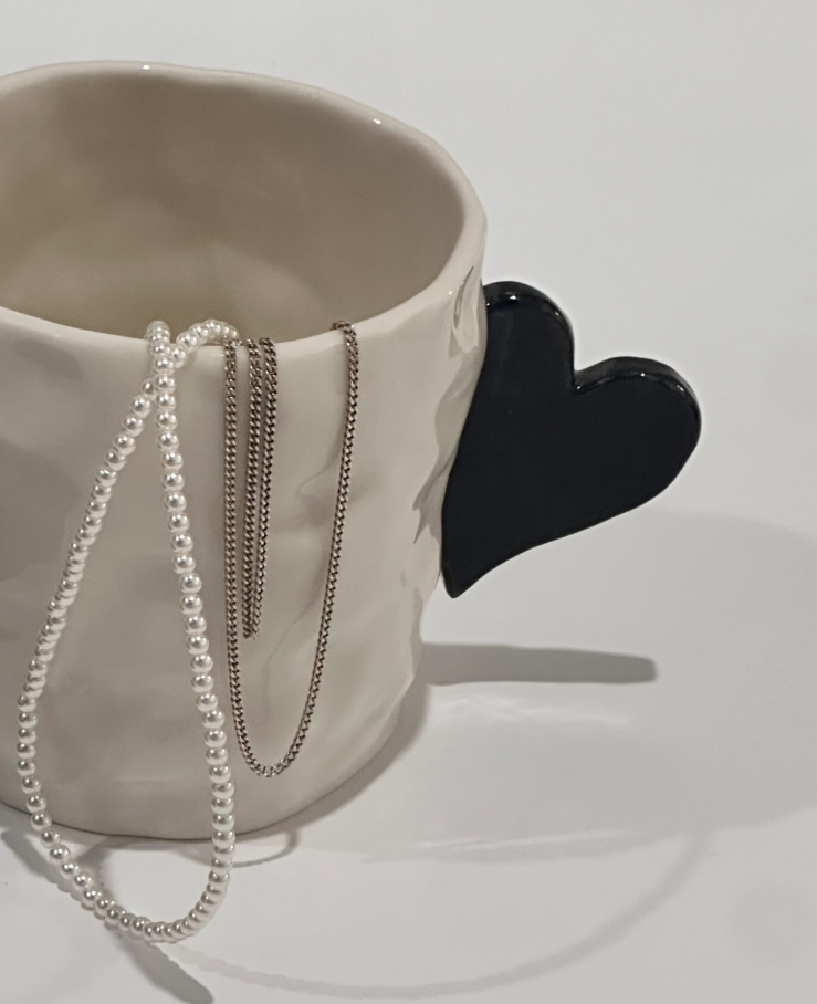 [Handmade Korean Ceramics] Heart Mug