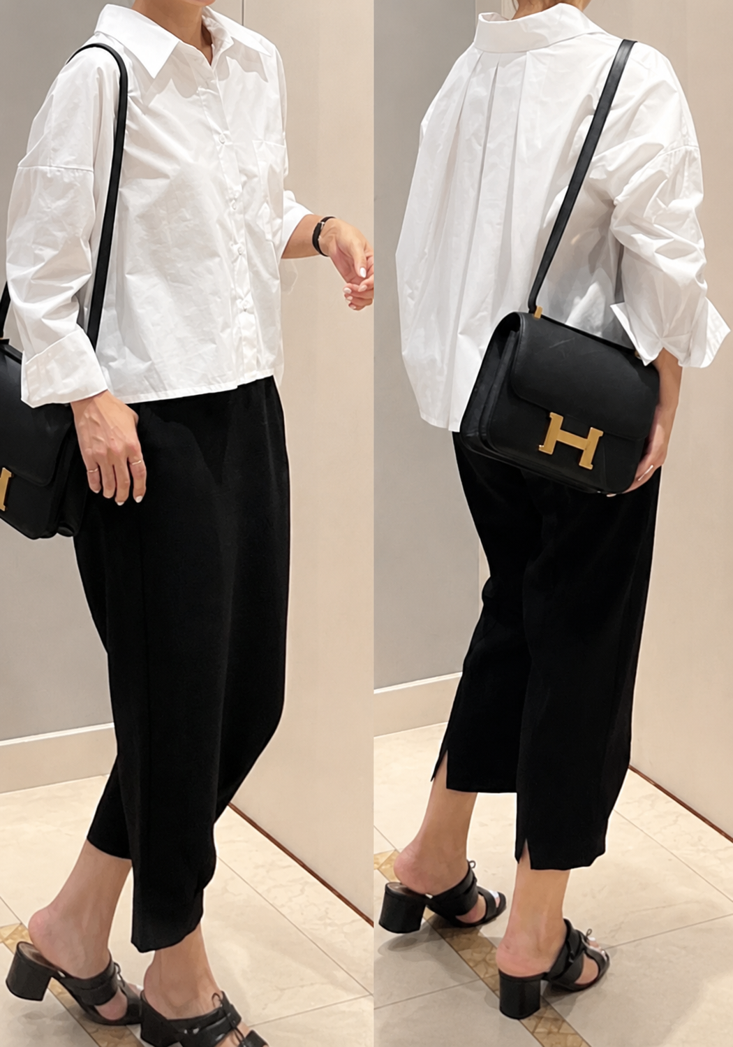Back-Pleated Timeless Shirt