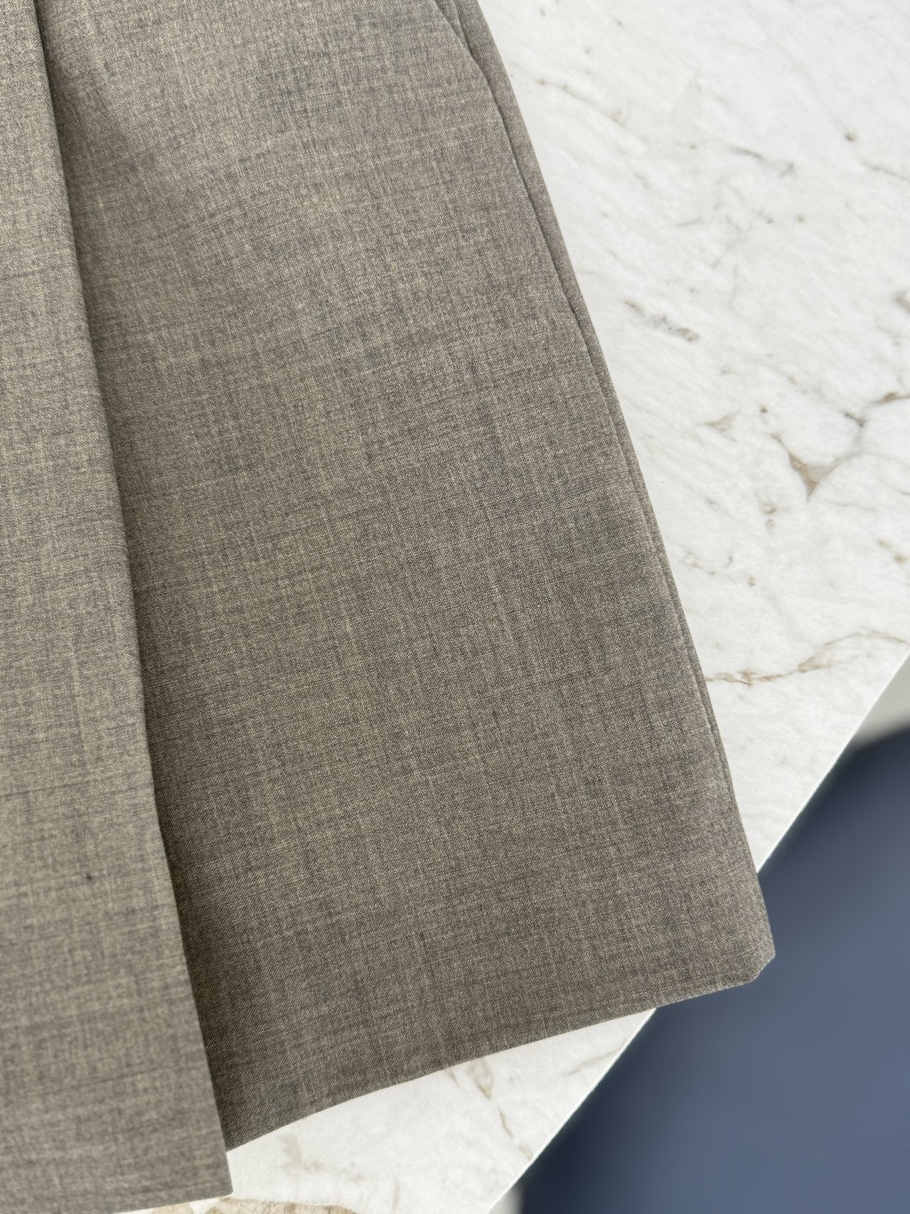 Summer Wool Tailored Suit Set - Smoky Brown