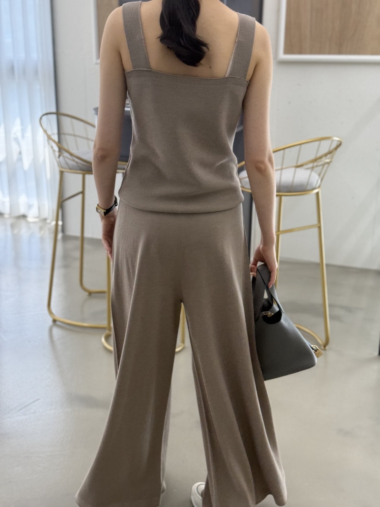 Premium Wool-Cotton Artisan Set-up - Mocha Mousse