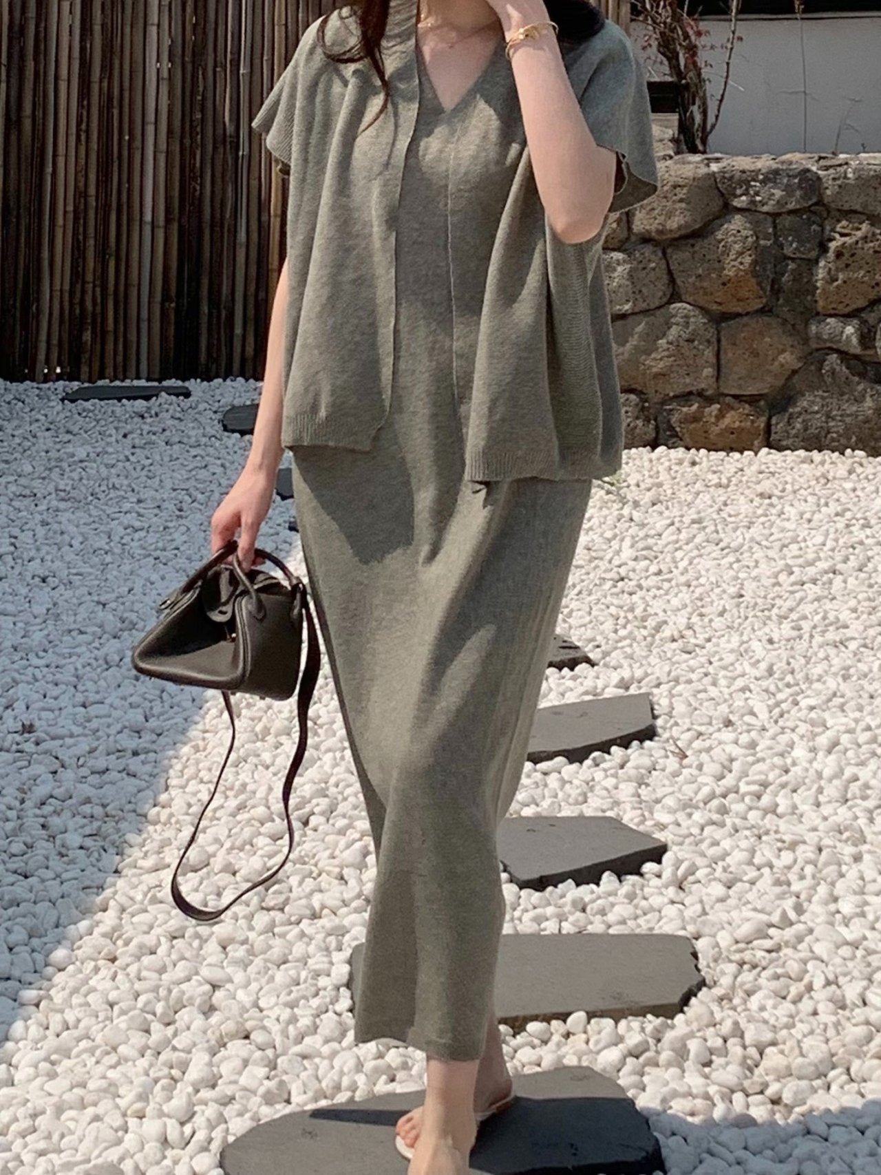 Holgament Artisan Linen Blend Two-Piece Set