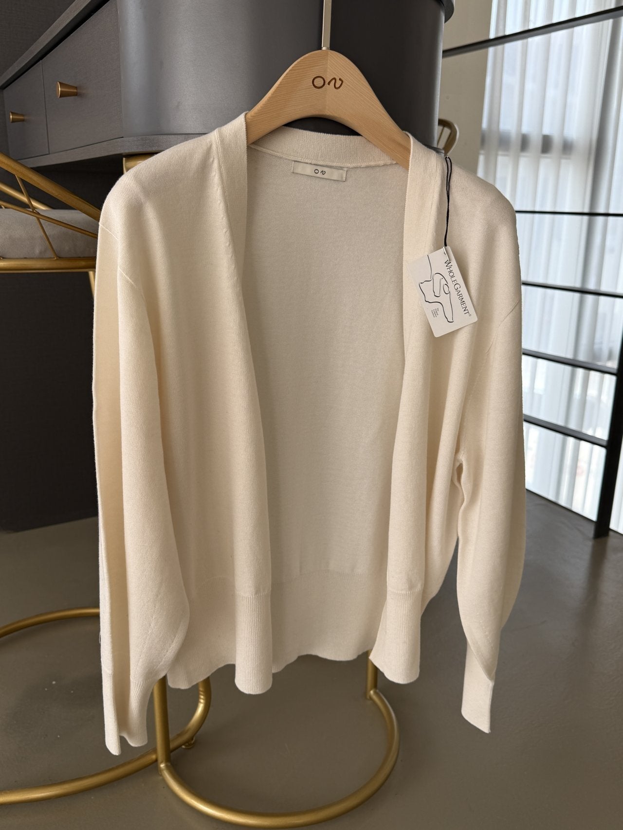 Signature Heart-Neck Cami & Cardigan Set - Cream Ivory