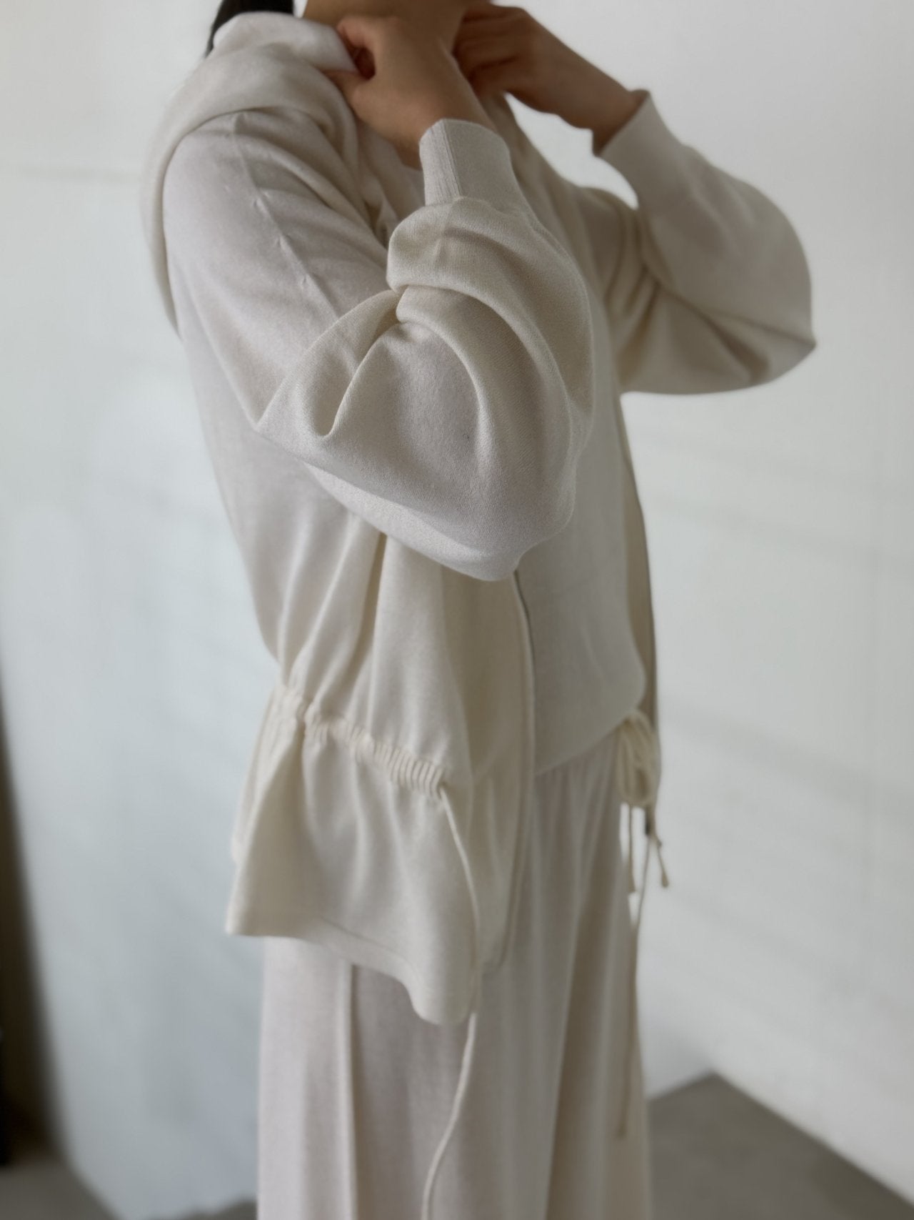 Premium Wool-Cotton Artisan Set-up - Ivory