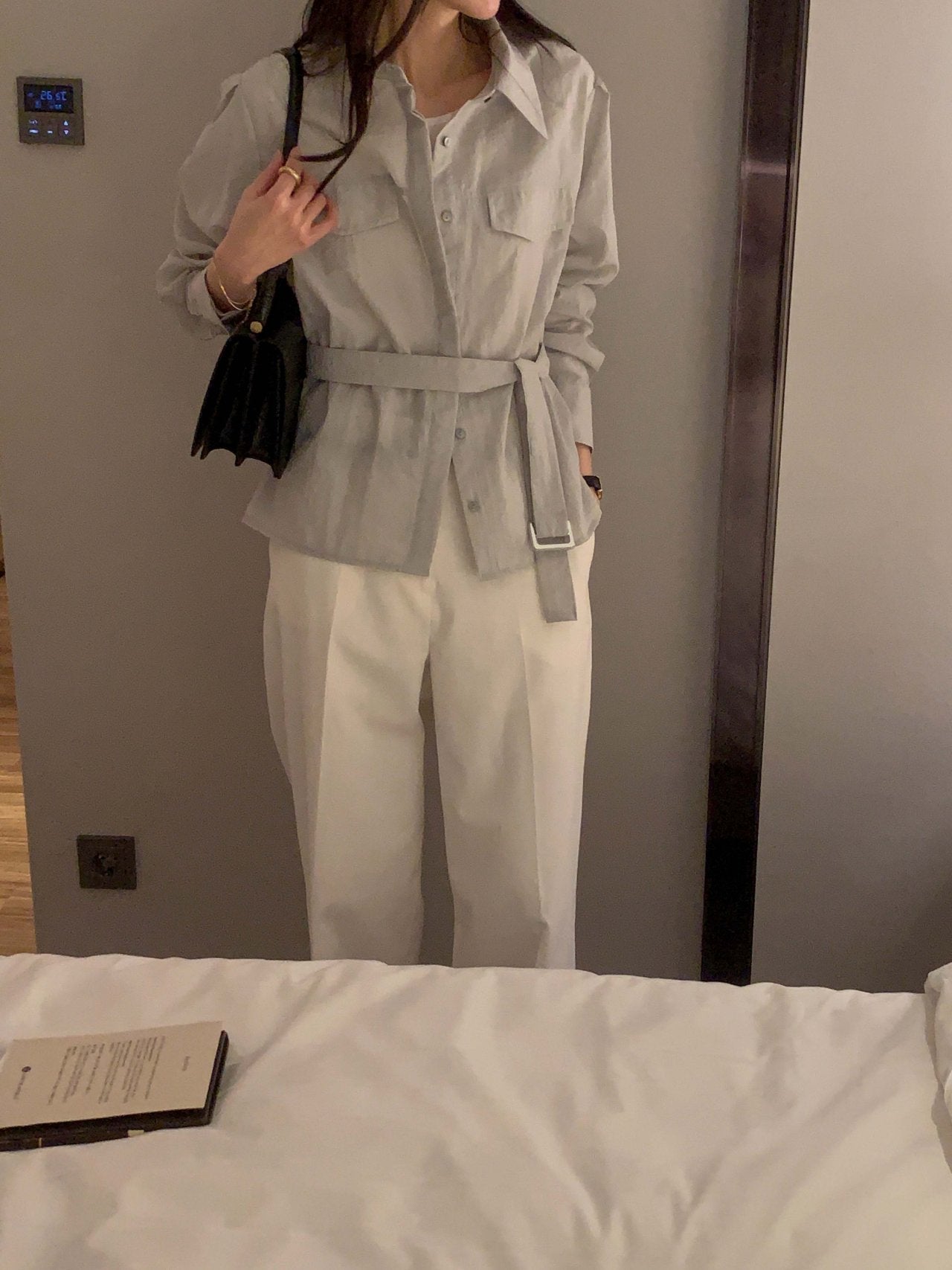 Utility Nylon Belted Jacket