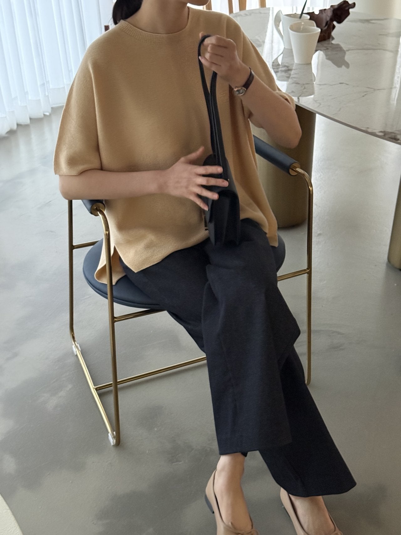 Signature Seamless Loose-Fit Knit