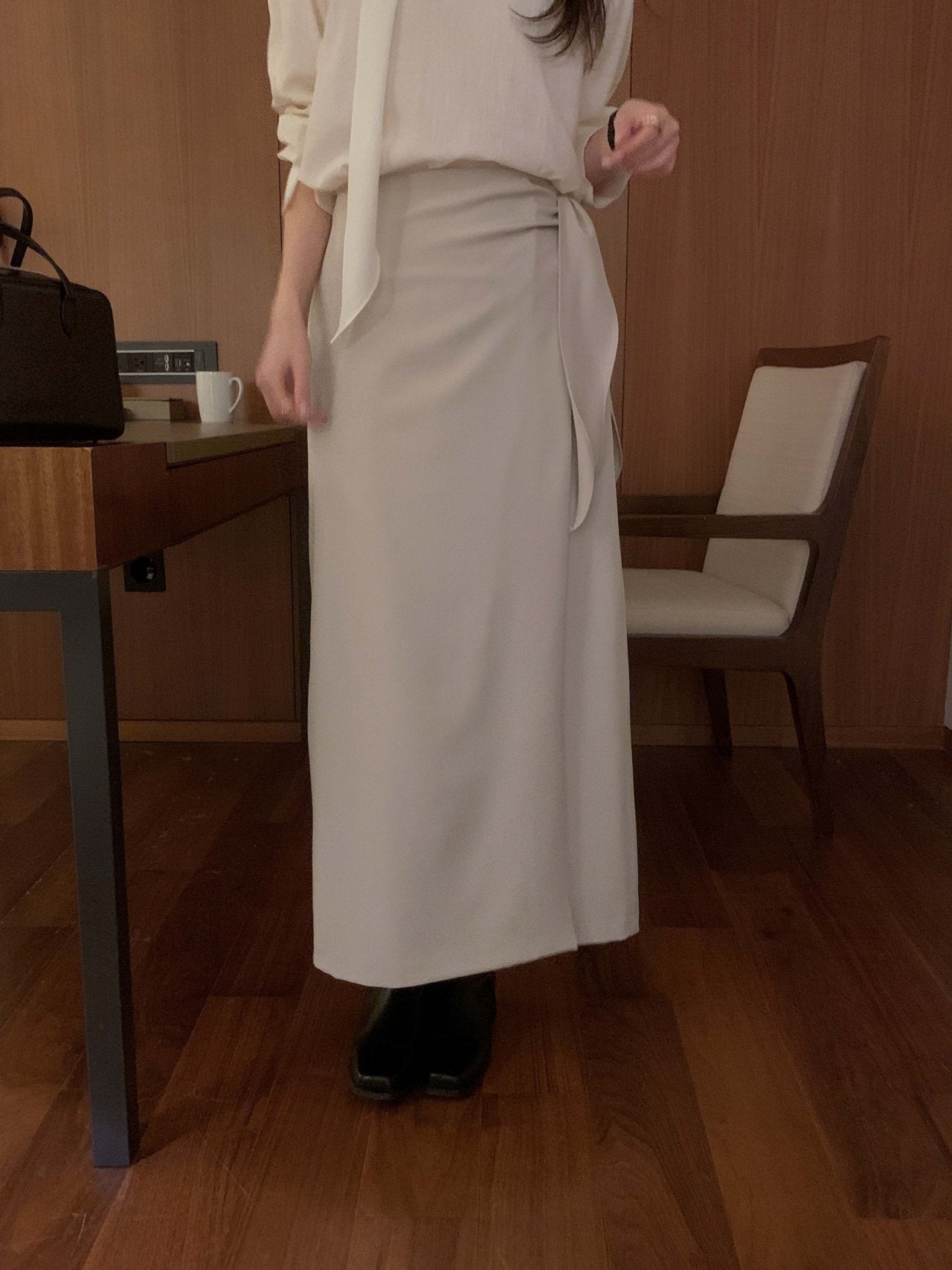 [Best Seller] Essential Wrap Long Skirt * Local Delivery: 1–2 Business Days *
