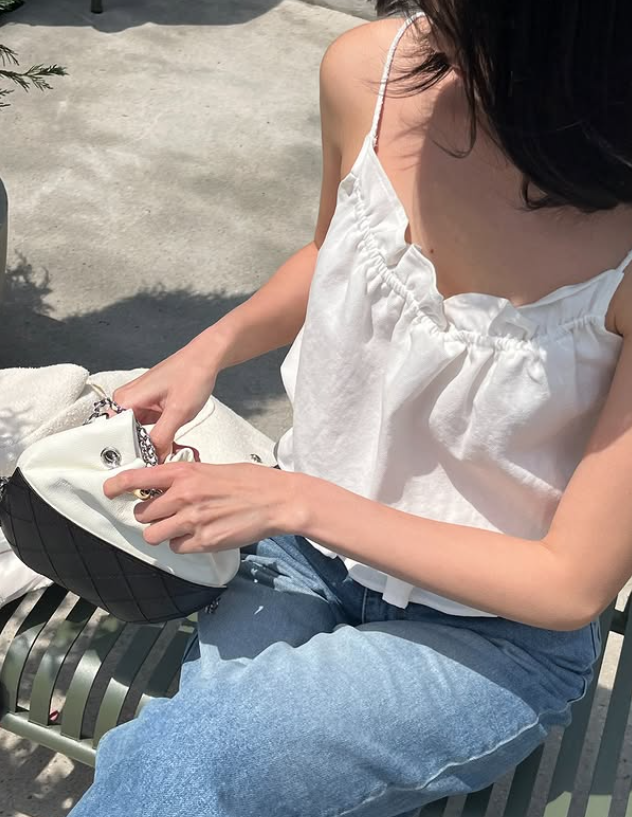 Soft Banding Linen Blend Tank Top