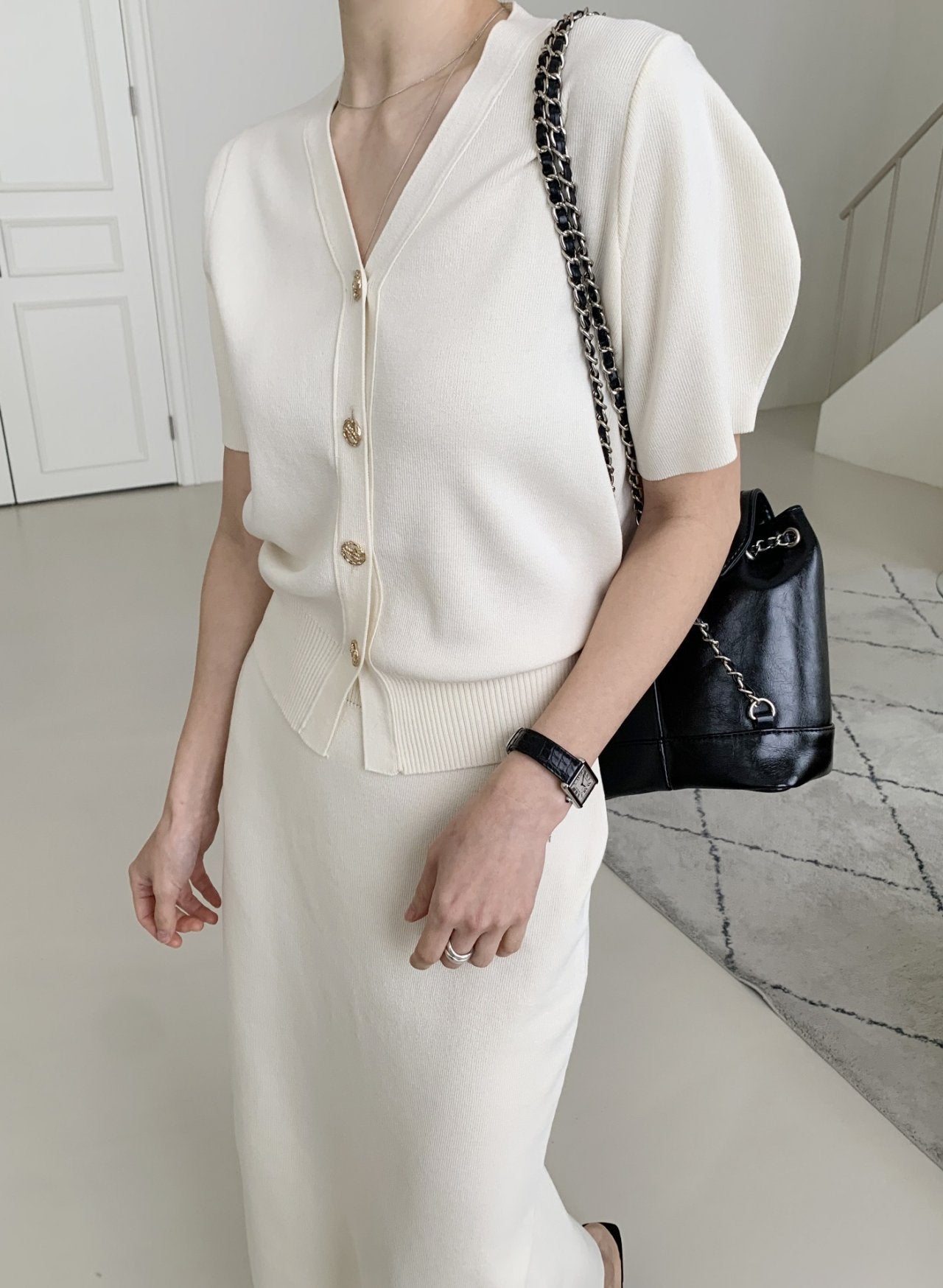 Perfect Knit Cardigan & Skirt Set