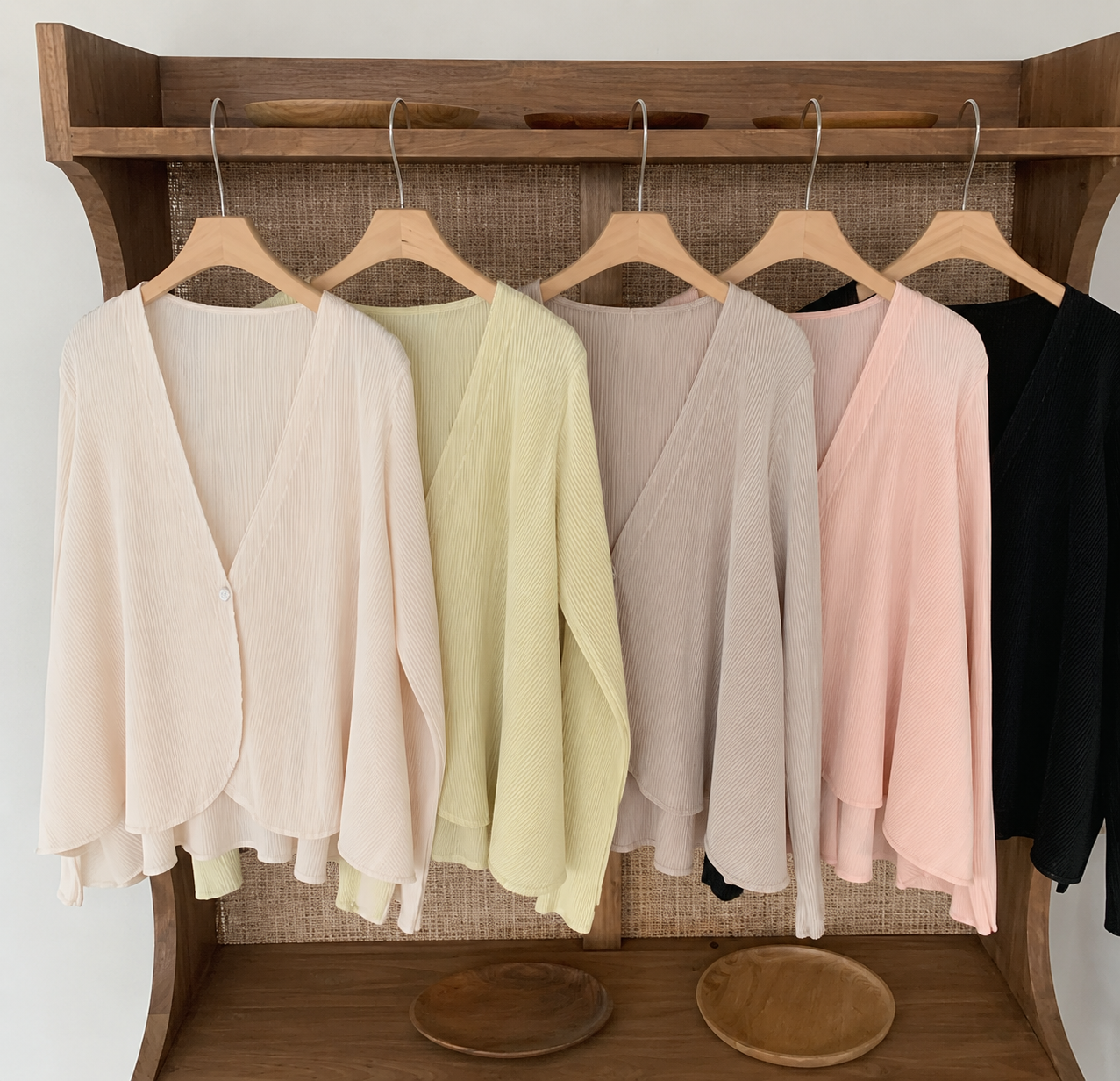 One-Button Flare Cardigan