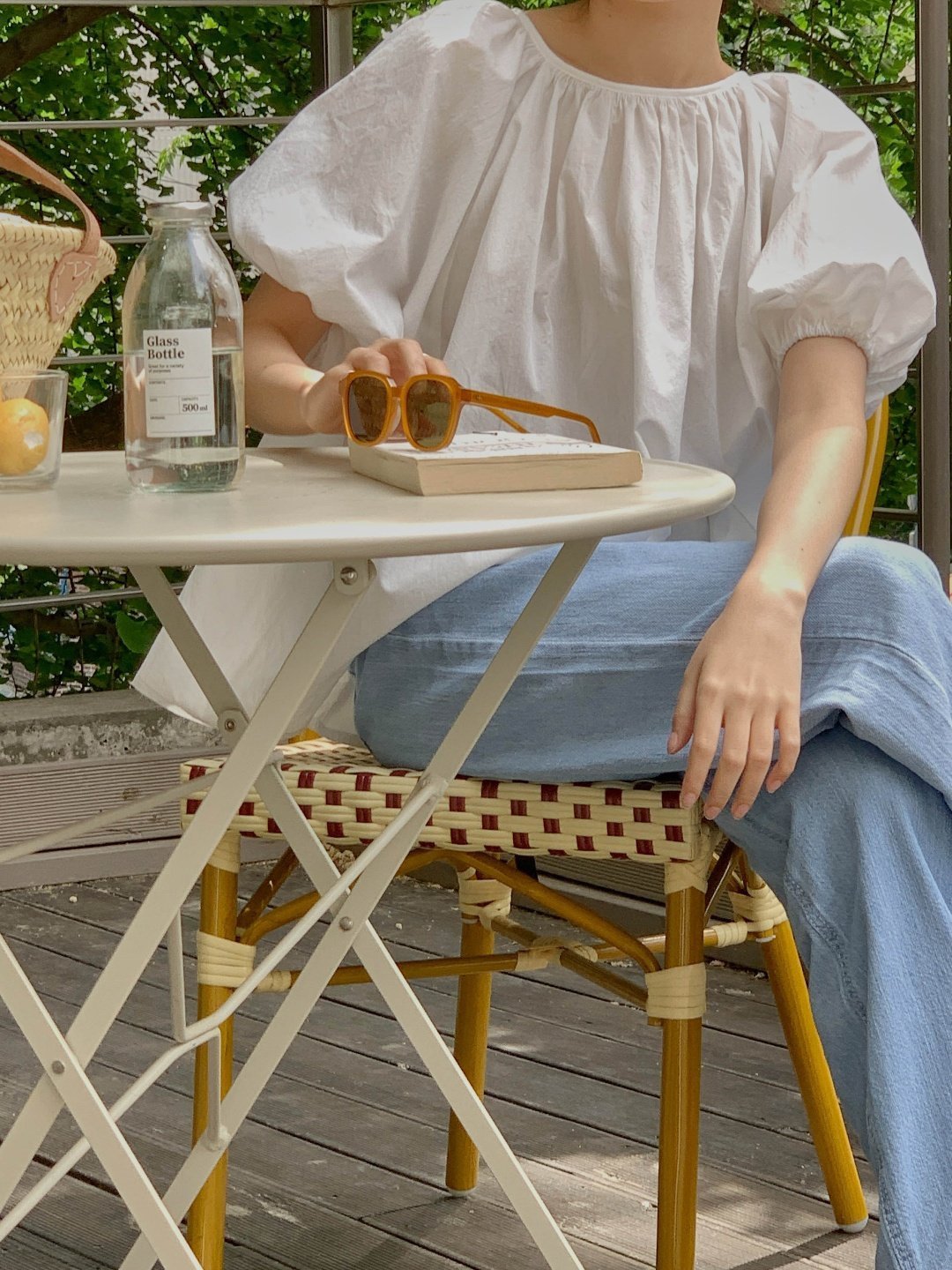 Luxe Shirred Puff Sleeve Blouse