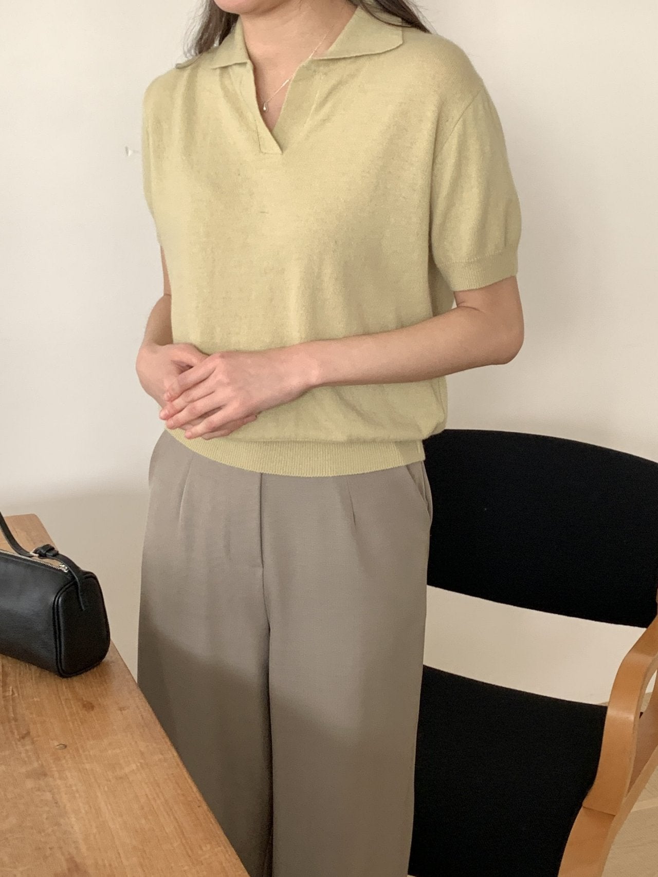 Sweet Palette Cashmere Collar Knit