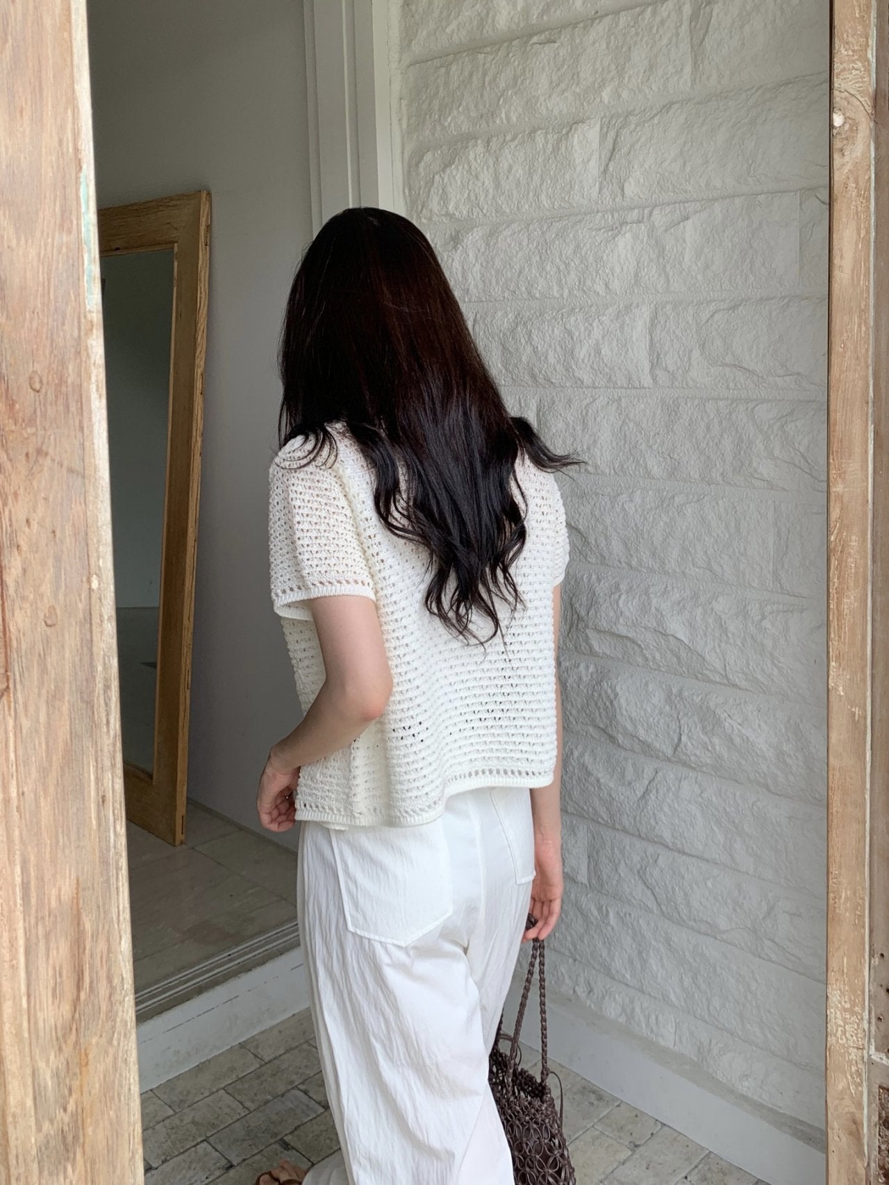 Lovely Knit Collar Cardigan