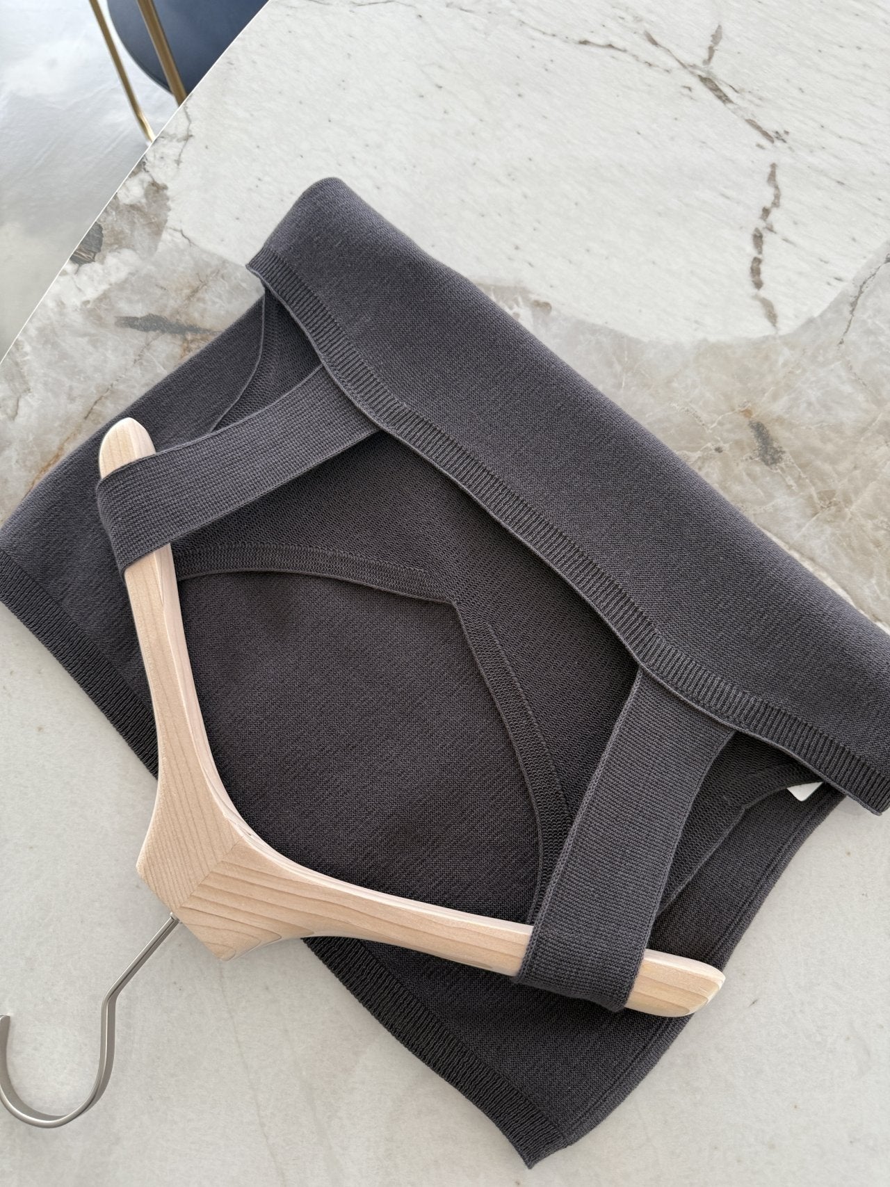 Premium Wool-Cotton Artisan Set-up - Deep Charcoal