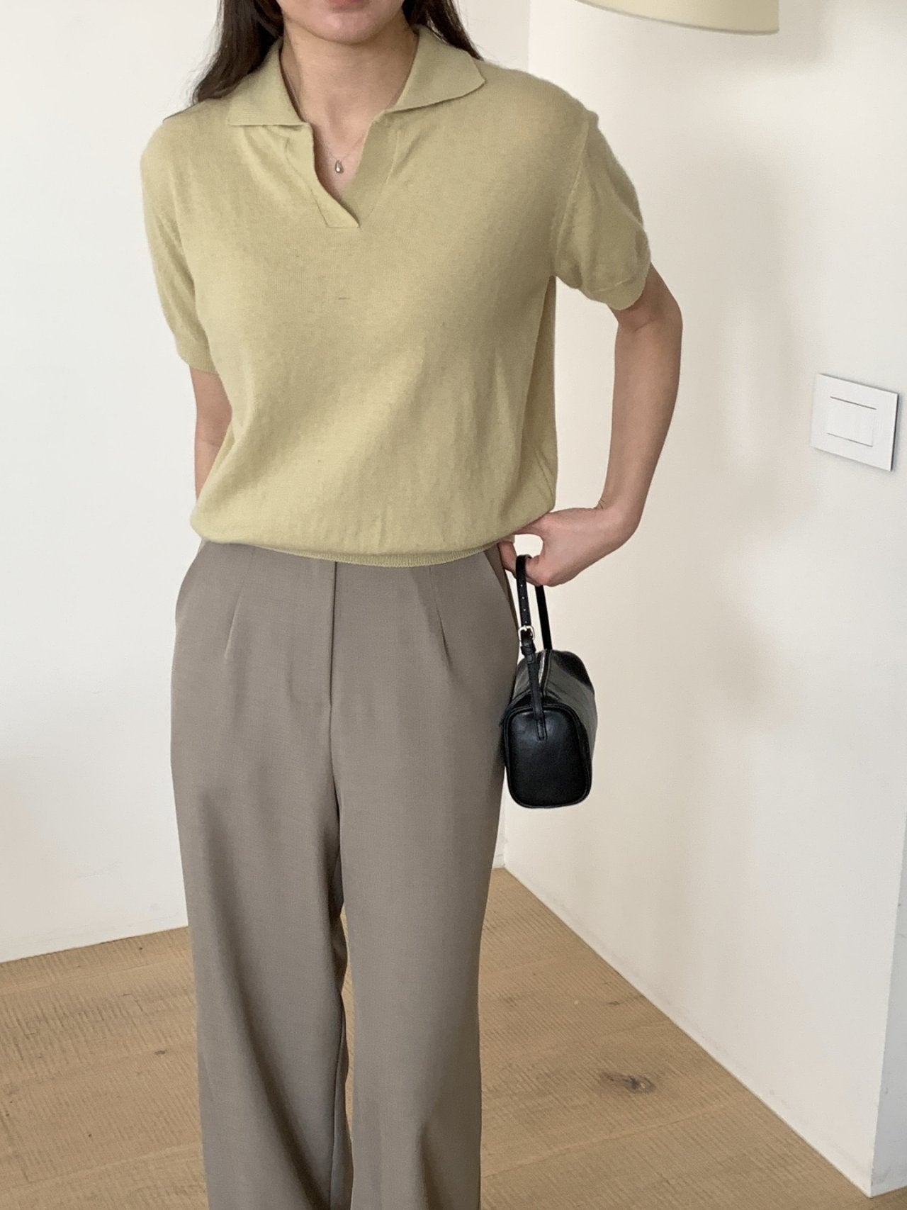 Sweet Palette Cashmere Collar Knit
