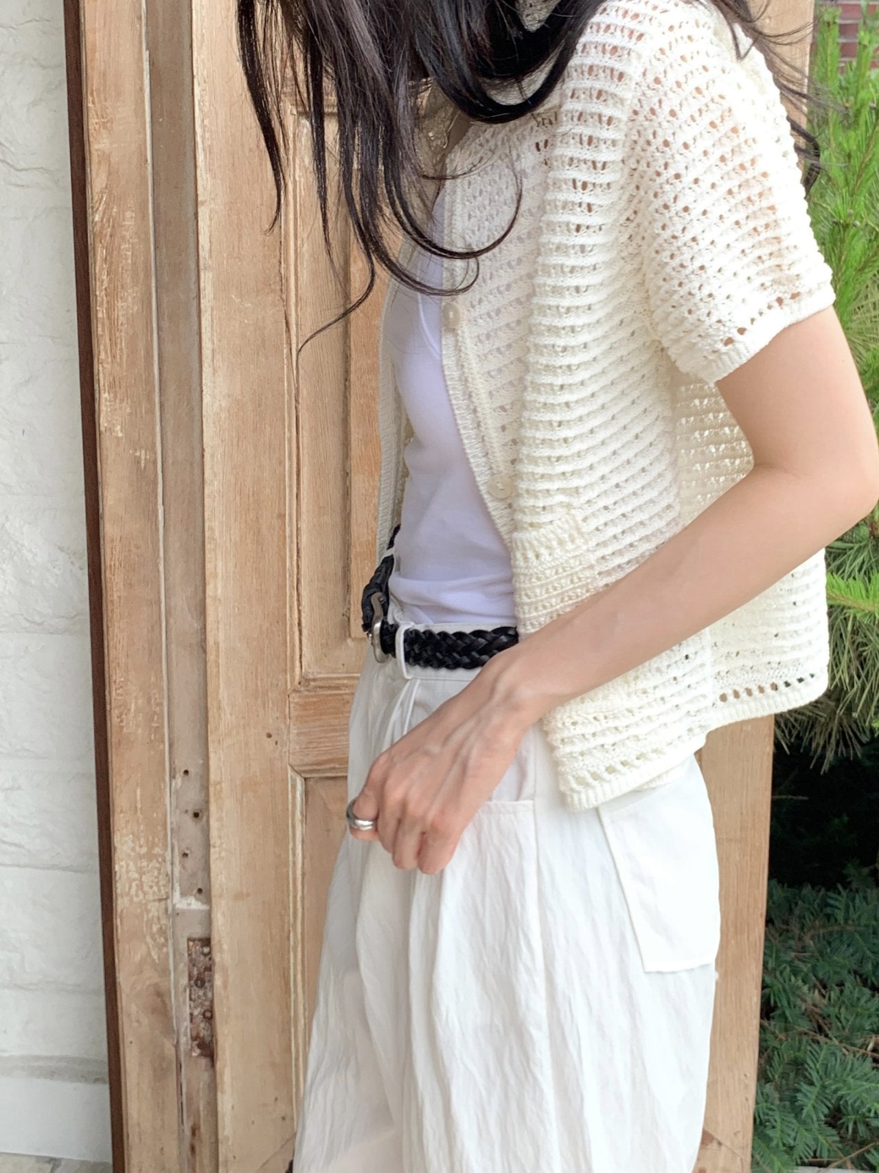 Lovely Knit Collar Cardigan