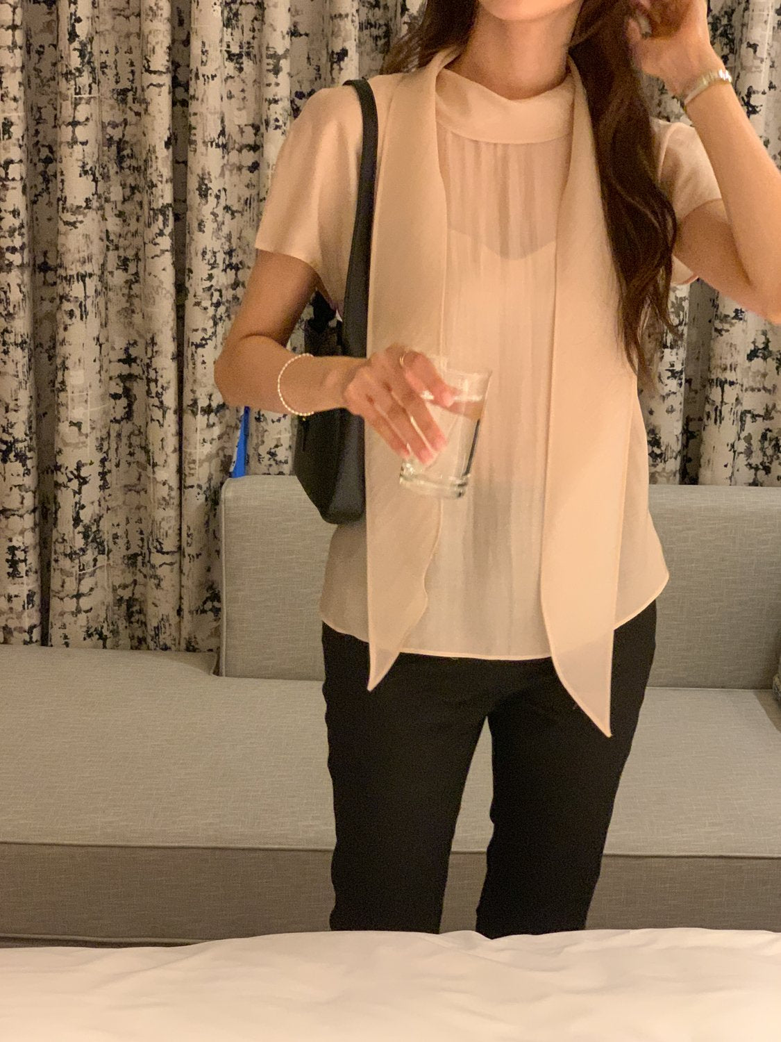 Multi-Tie Tencel Blouse