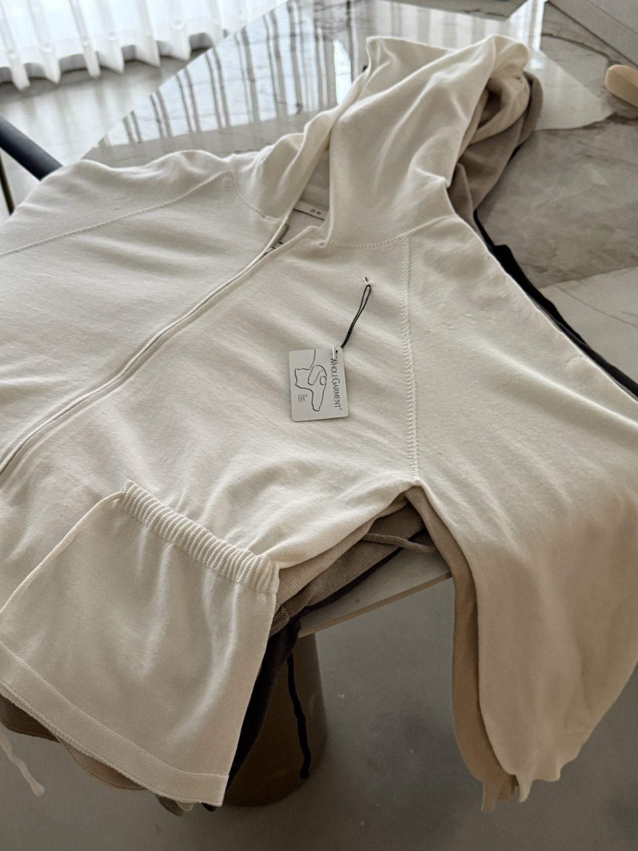 Premium Wool-Cotton Artisan Set-up - Ivory