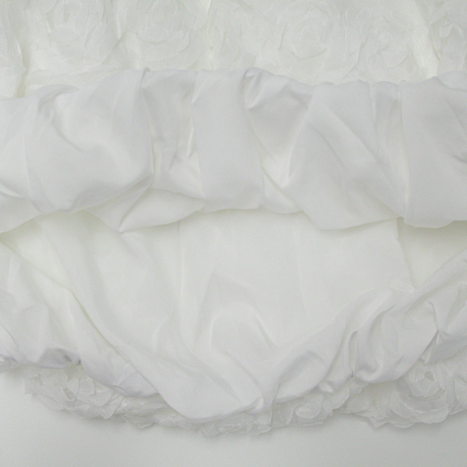 Rosé Bloom Chiffon Mini Dress