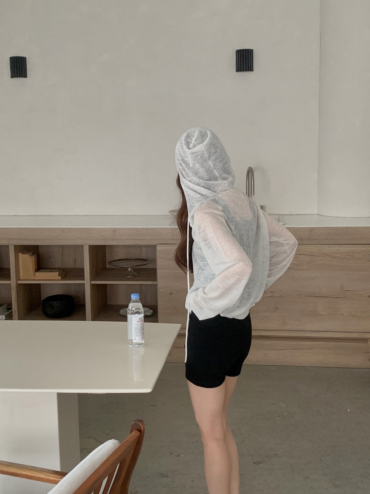 Linen Hooded Knit
