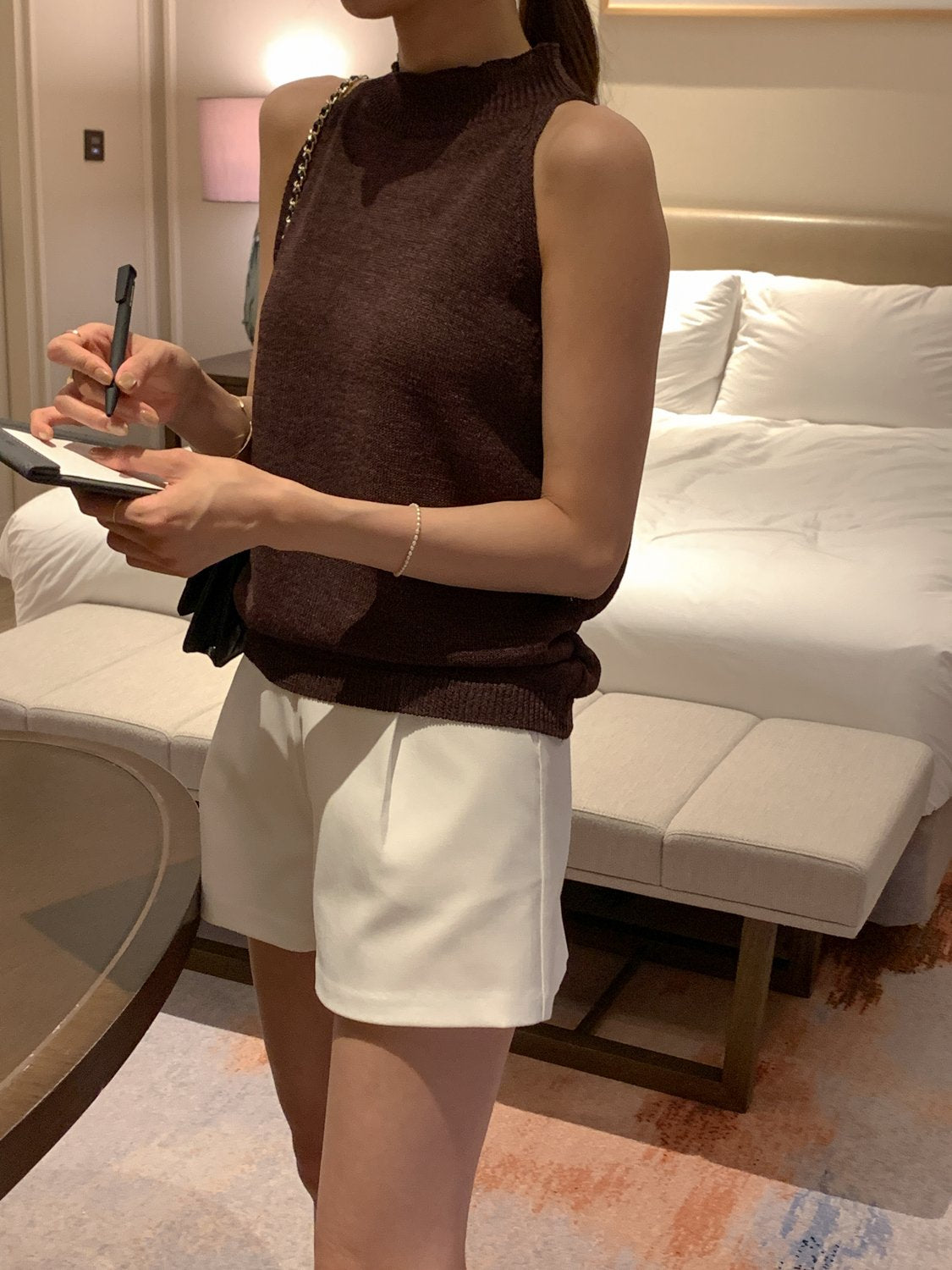 Paper Blend Halter Knit