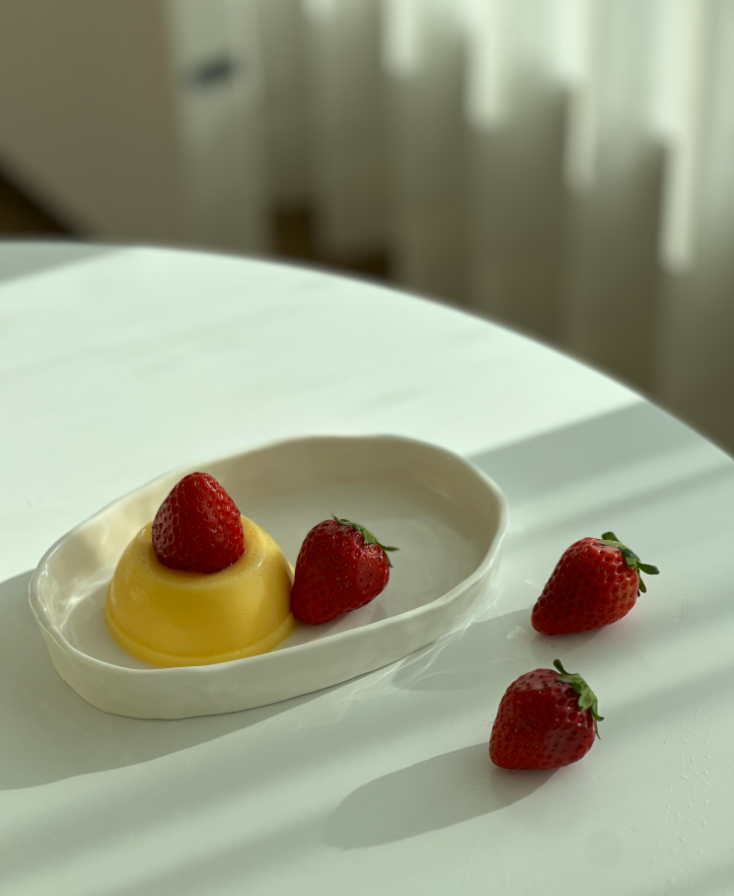 [Handmade Korean Ceramics] Wavy Plate in White