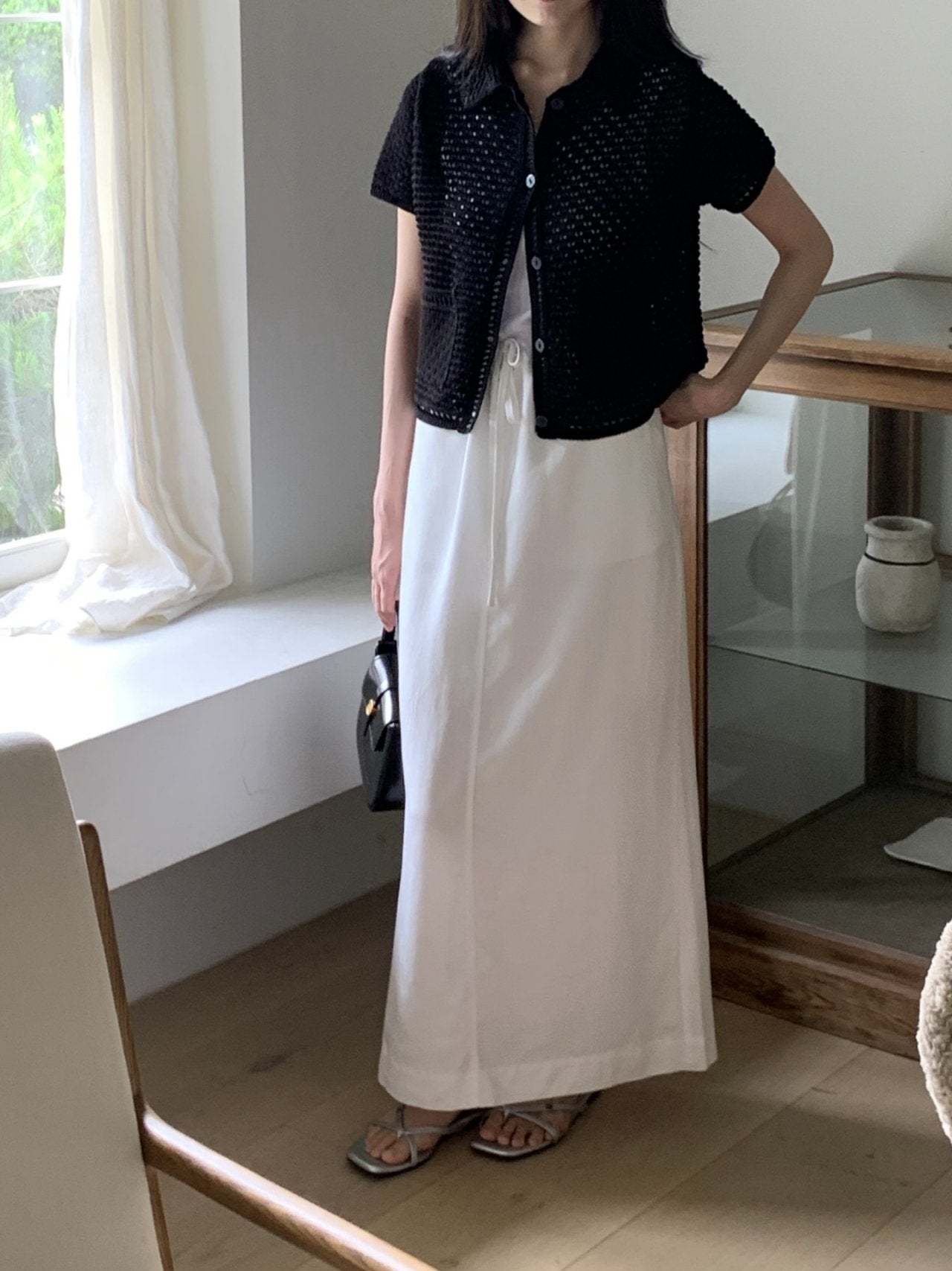 Lovely Knit Collar Cardigan