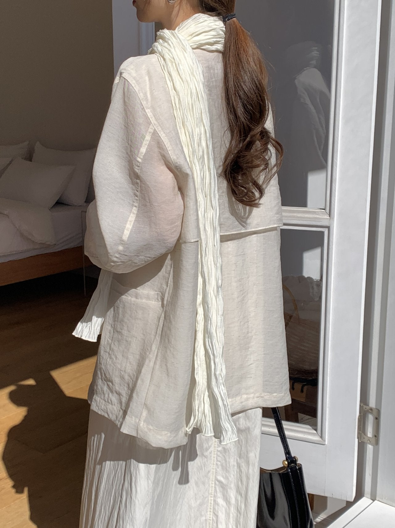 Linen-Blended Field Jacket