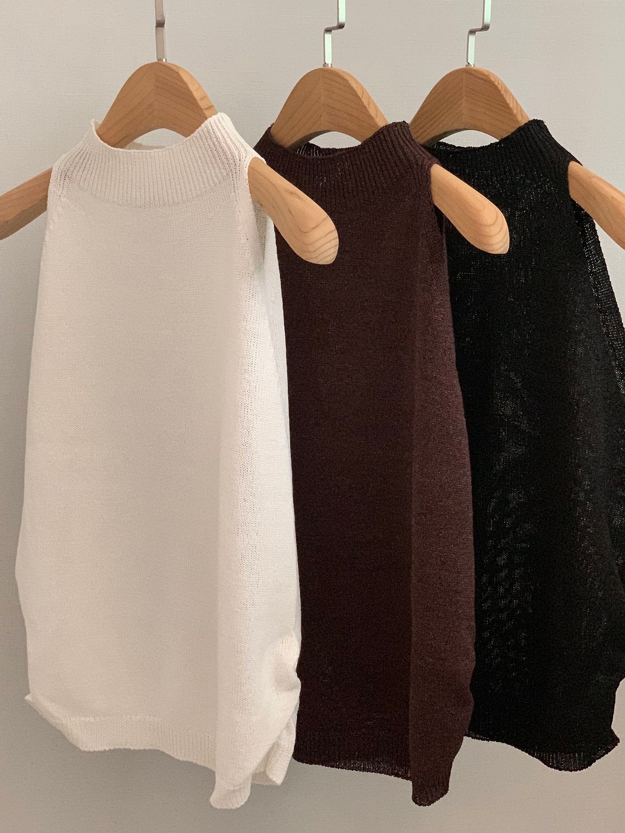 Paper Blend Halter Knit