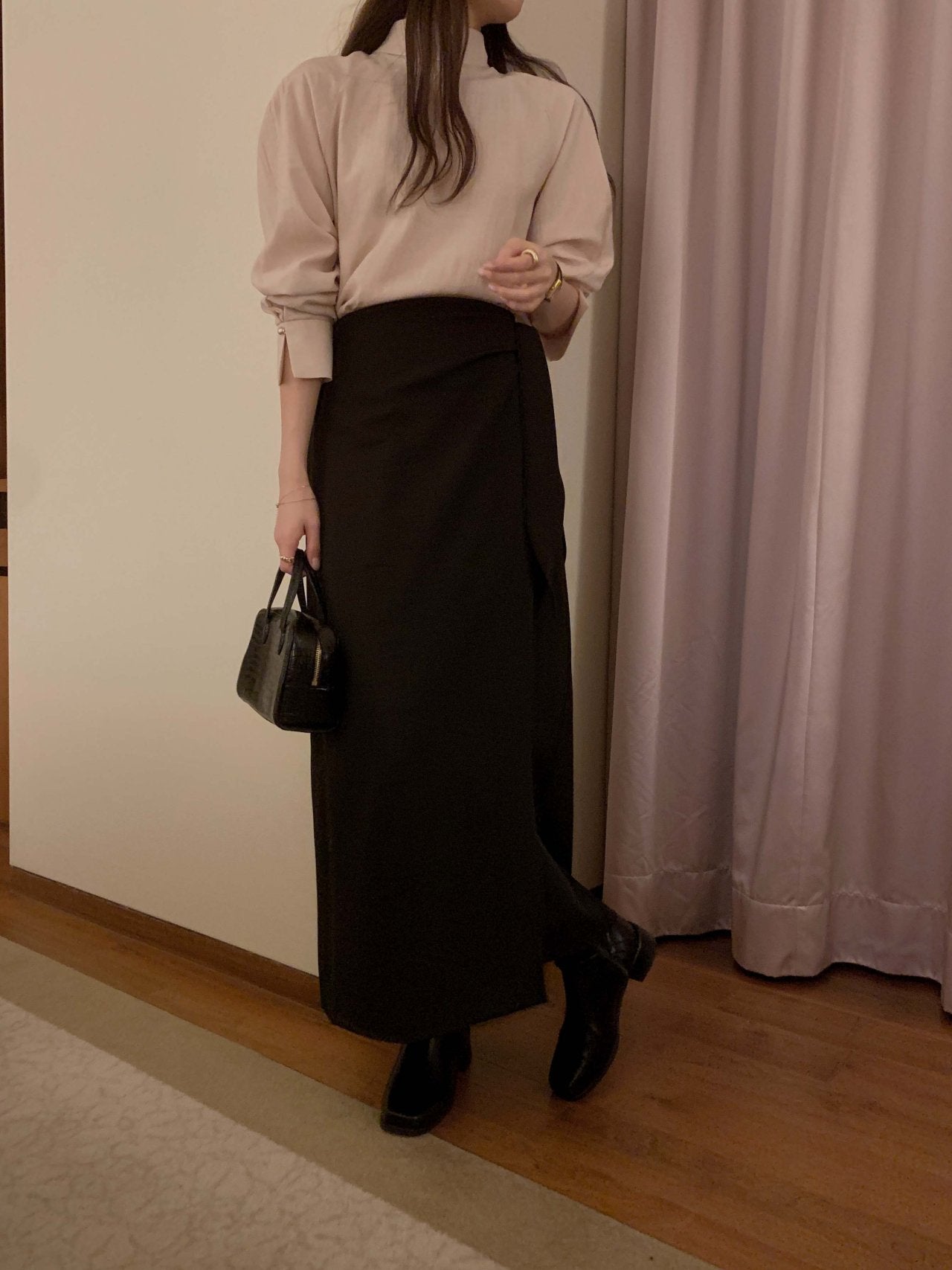 [Best Seller] Essential Wrap Long Skirt * Local Delivery: 1–2 Business Days *