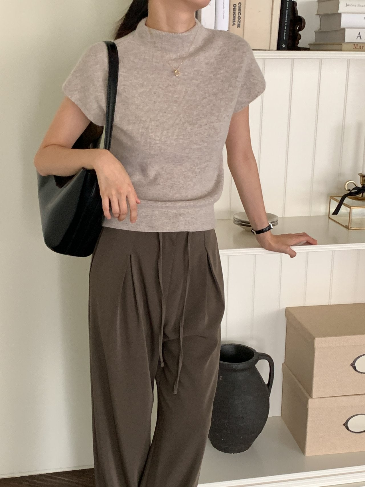 Cashmere Half-Neck Knit