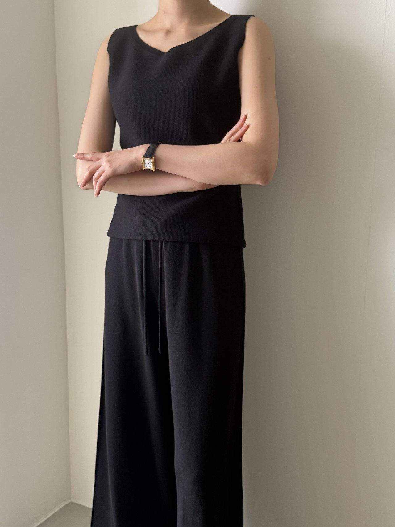 Premium Wool-Cotton Artisan Set-up - Black