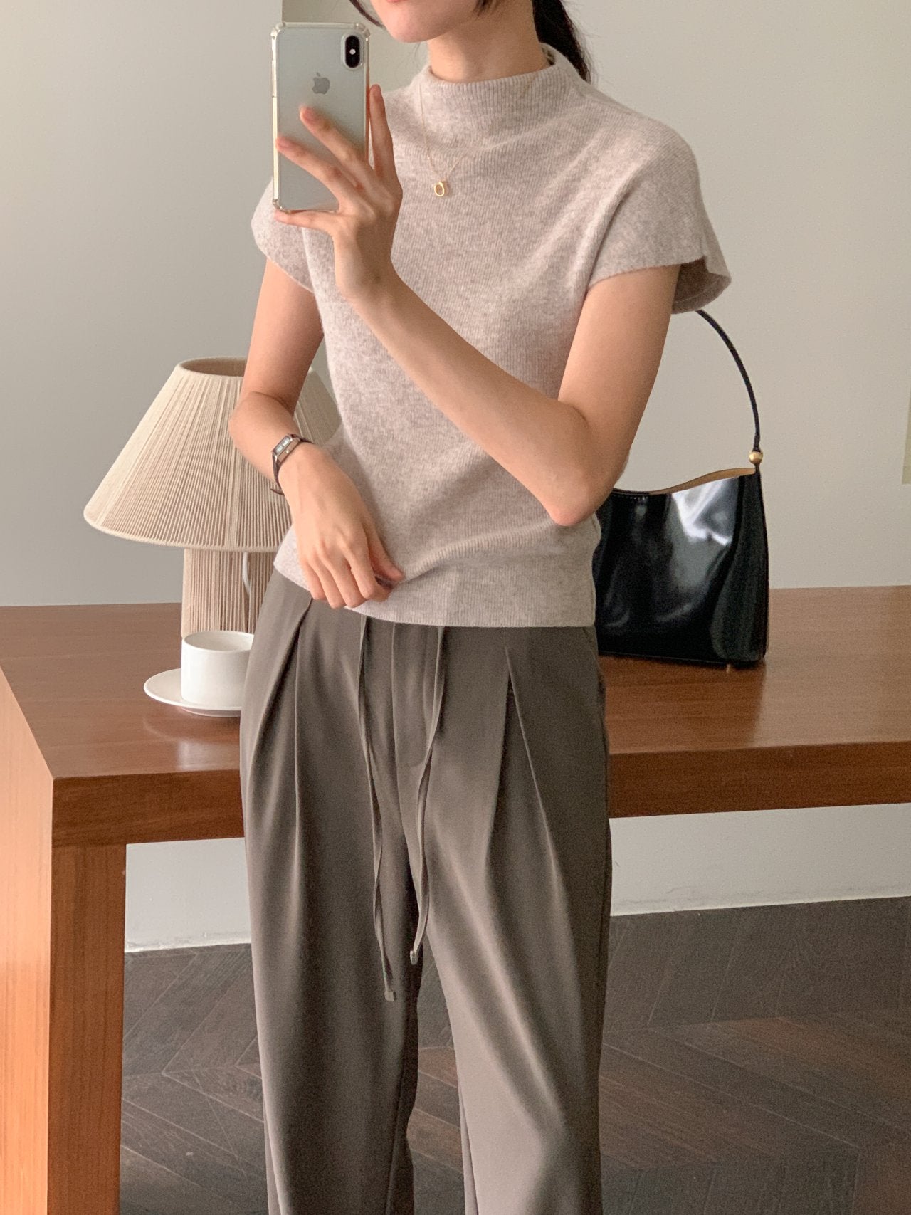 Cashmere Half-Neck Knit