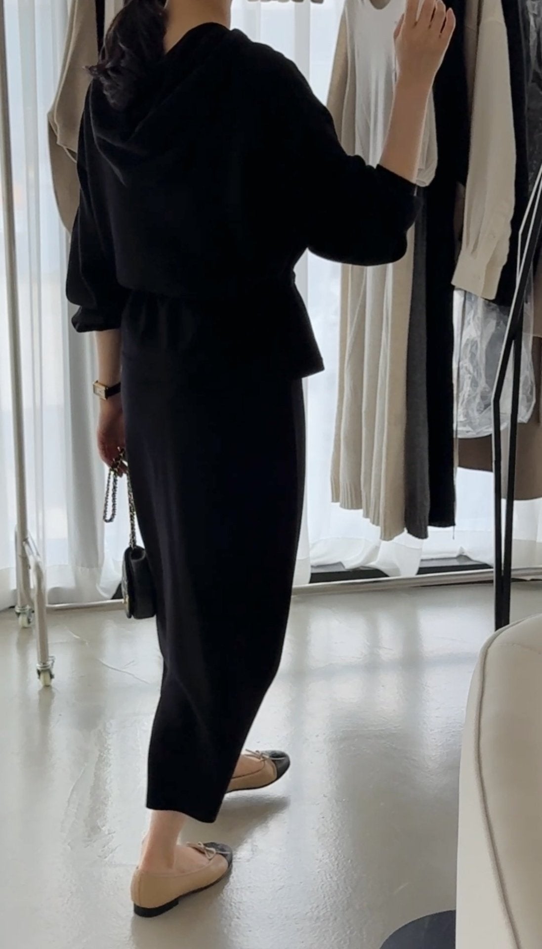 Premium Wool-Cotton Artisan Set-up - Black