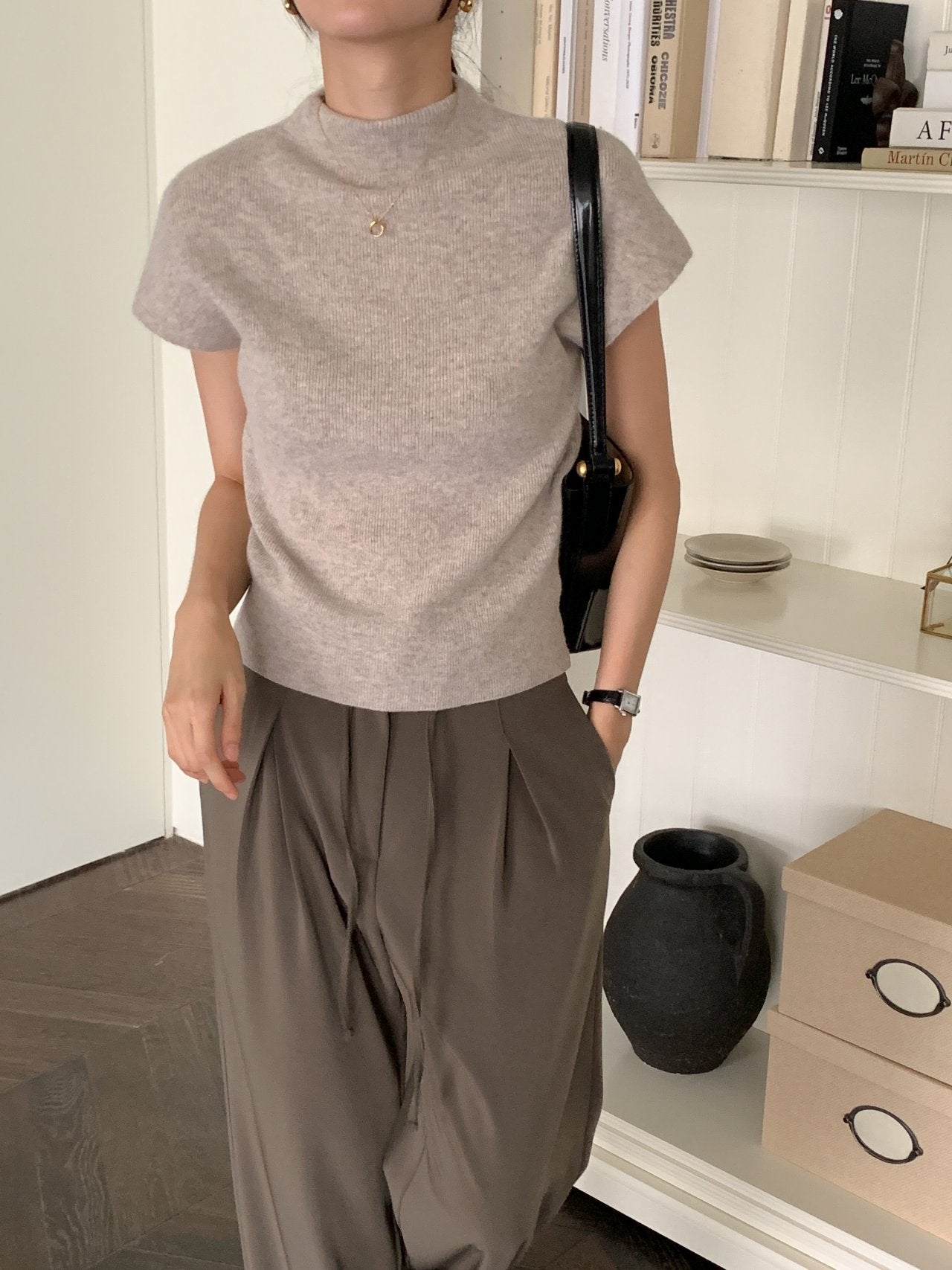 Cashmere Half-Neck Knit