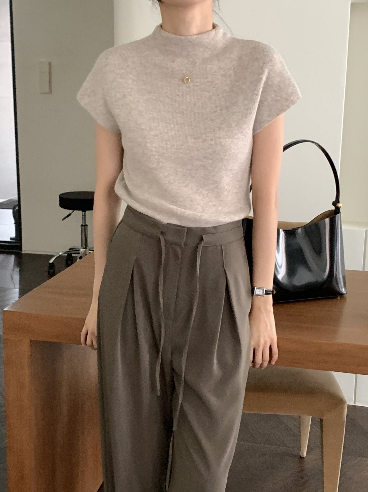 Cashmere Half-Neck Knit