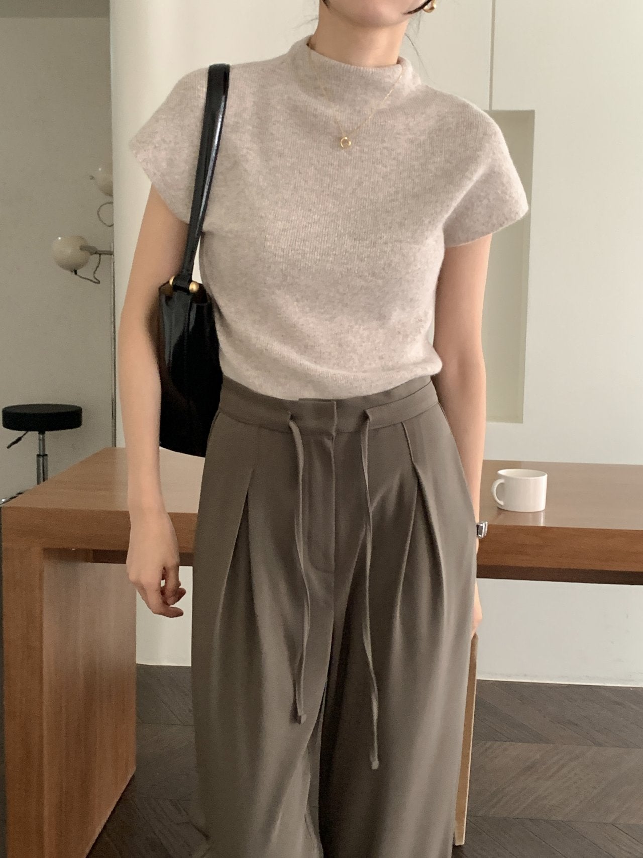 Cashmere Half-Neck Knit