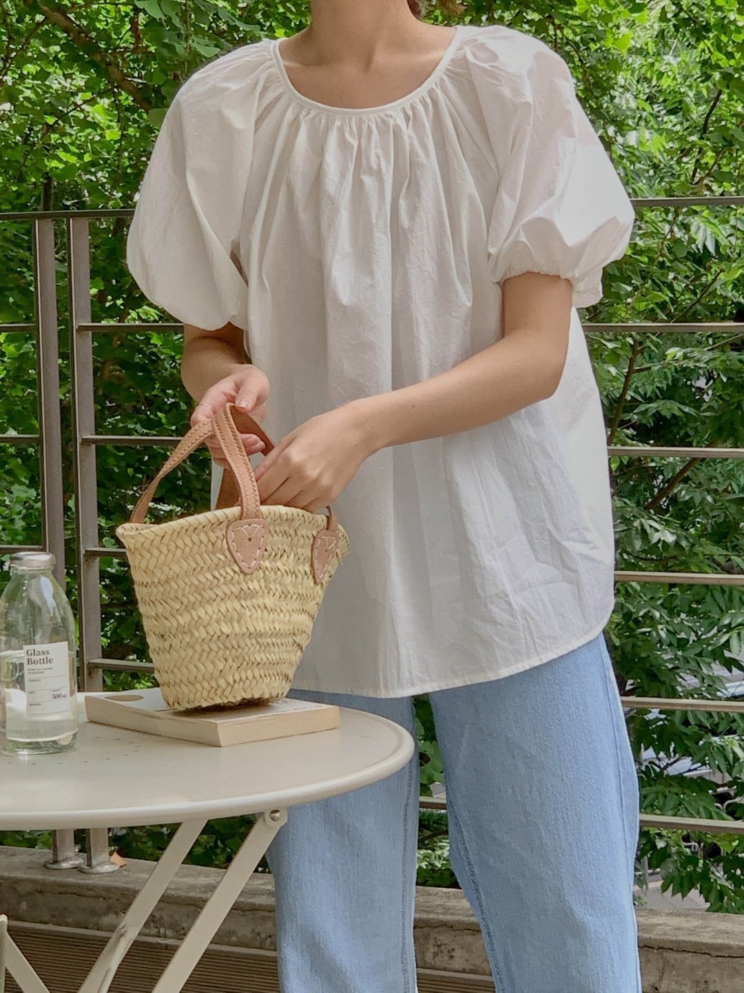 Luxe Shirred Puff Sleeve Blouse