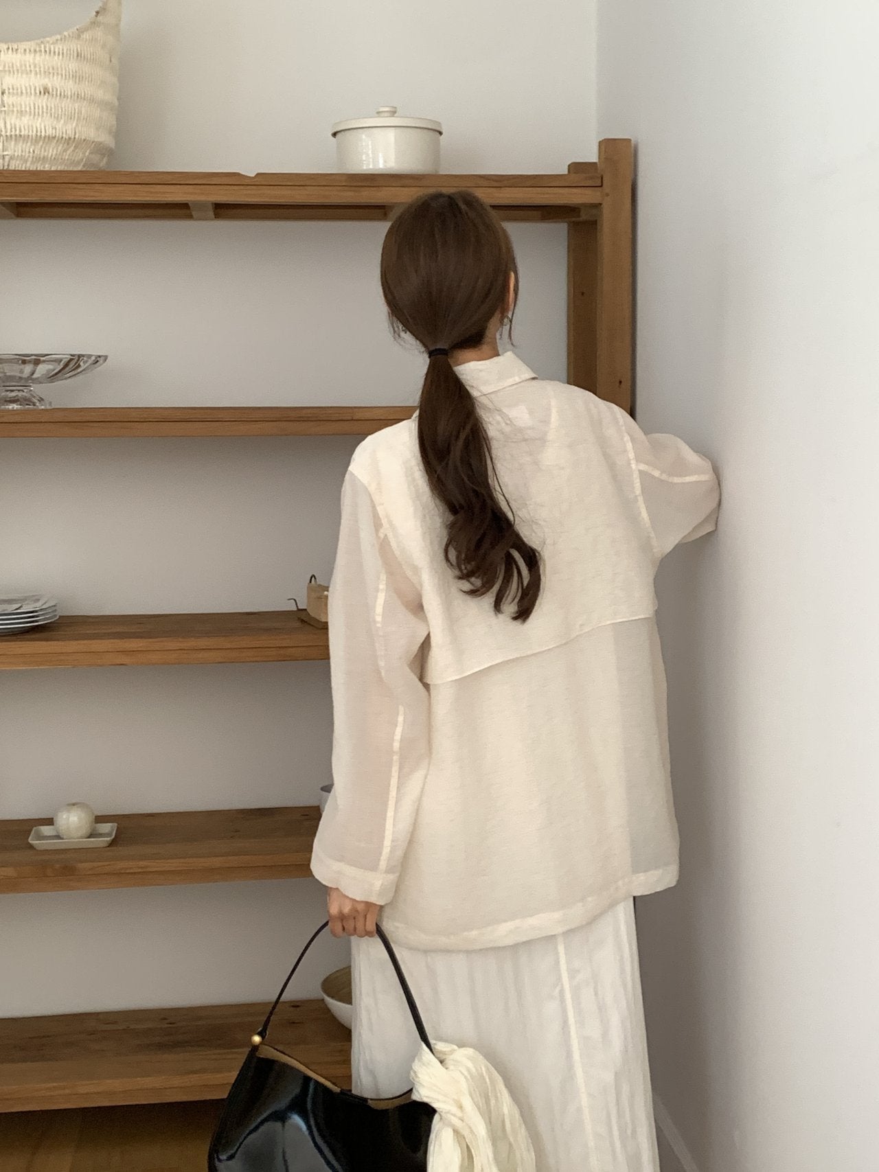 Linen-Blended Field Jacket
